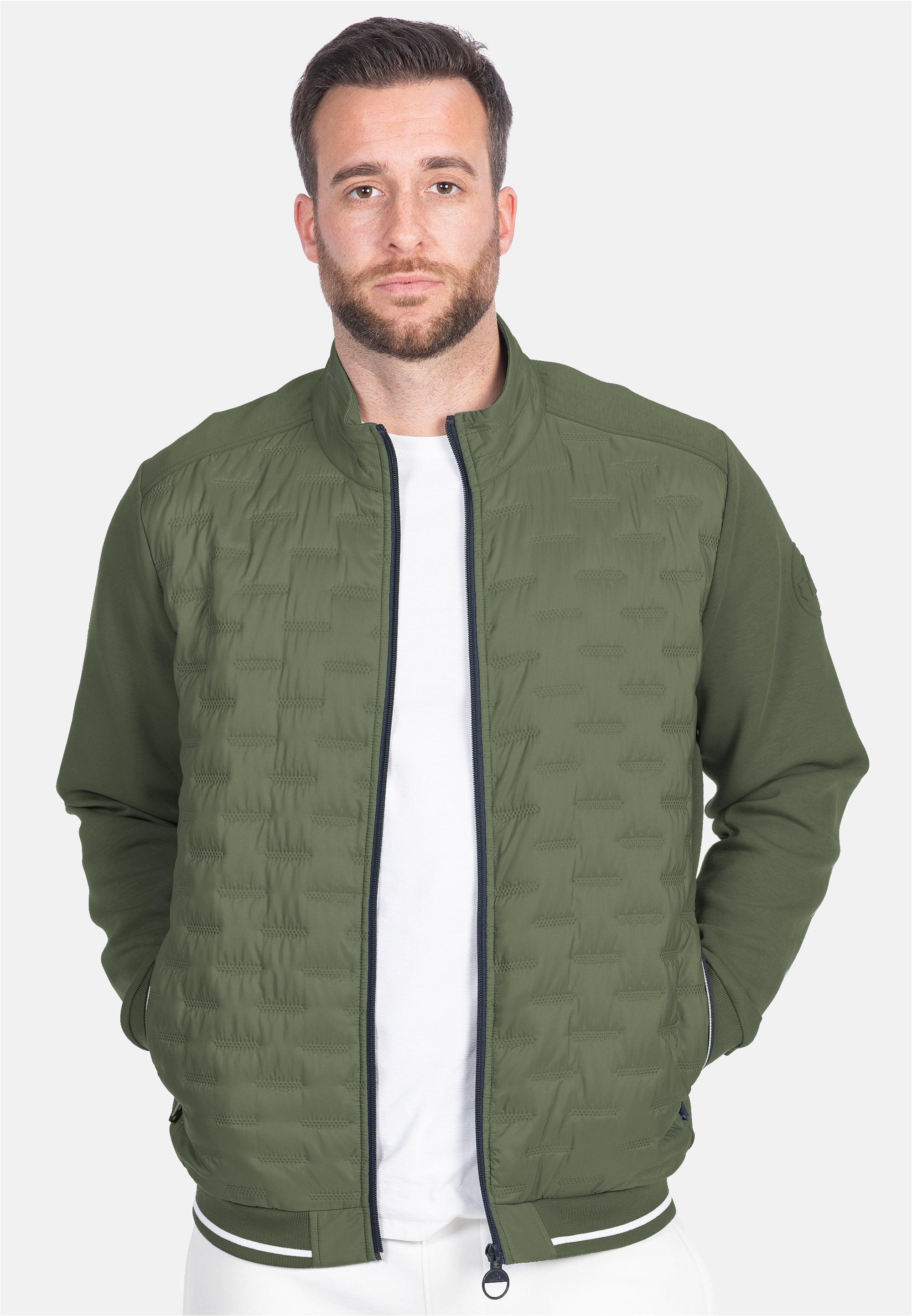 New Canadian Steppjacke mit elastischem Strickeinsatz günstig online kaufen