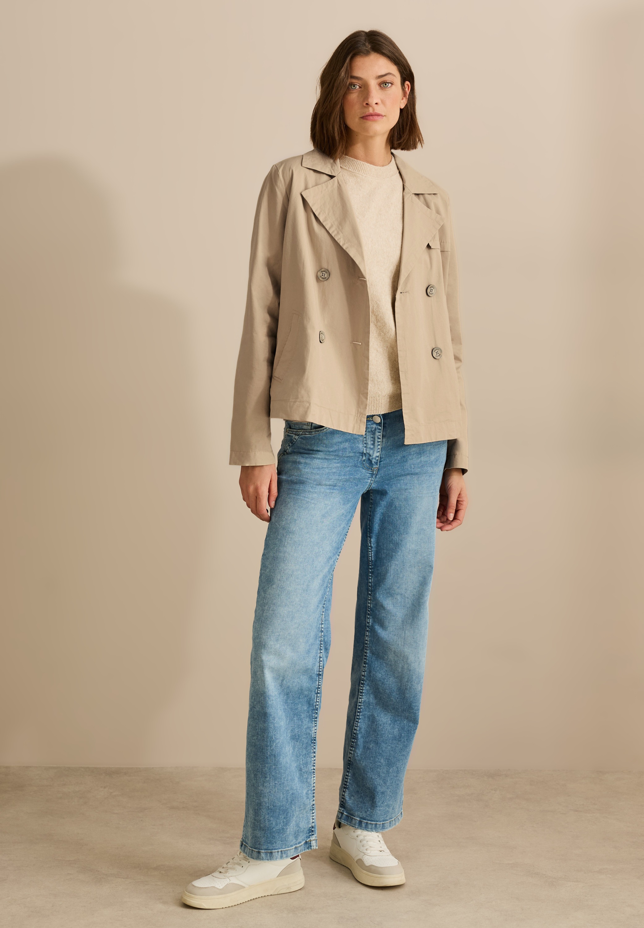 Cecil Outdoorjacke, ohne Kapuze, aus reiner Baumwolle