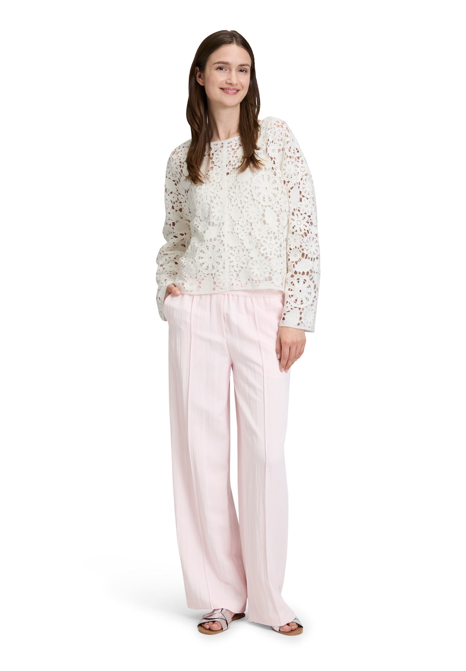 Betty&Co Strickpullover »Damen mit U-Boot-Ausschnitt« 1 tlg.