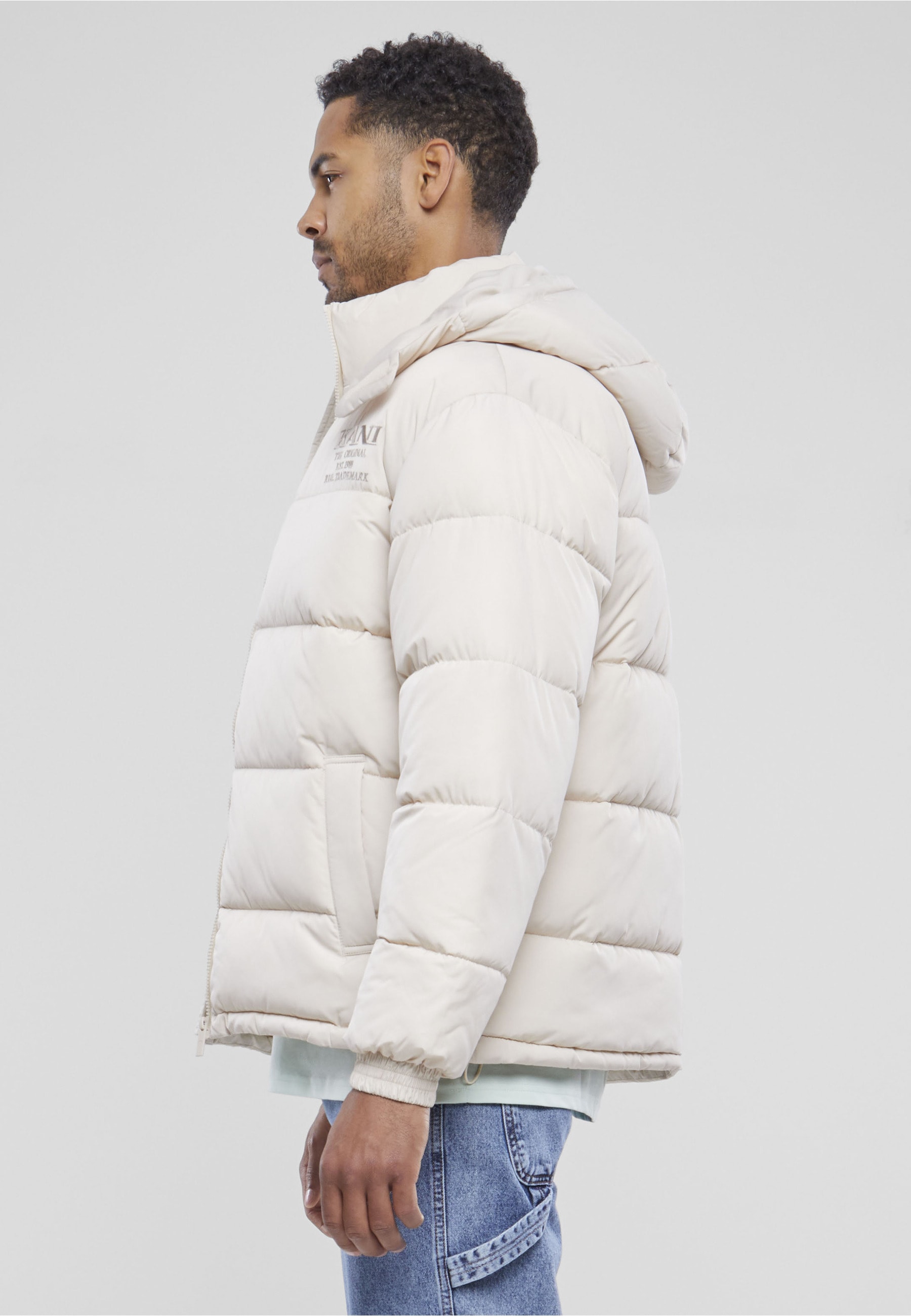 Karl Kani Winterjacke »Karl Kani Herren KM233-058-3 KK Retro Hooded Puffer Jacket« 1 Stk. tlg. ohne Kapuze