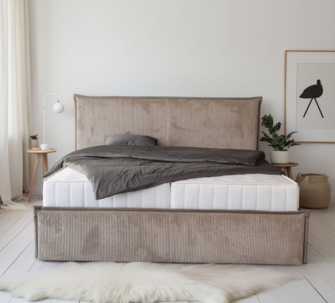 Thumbnail - COLLECTION AB Polsterbett "Marla erhältlich in der Breite 180x200cm, mit Cordstoff bezogen" wahlweise mit Lattenrost und...