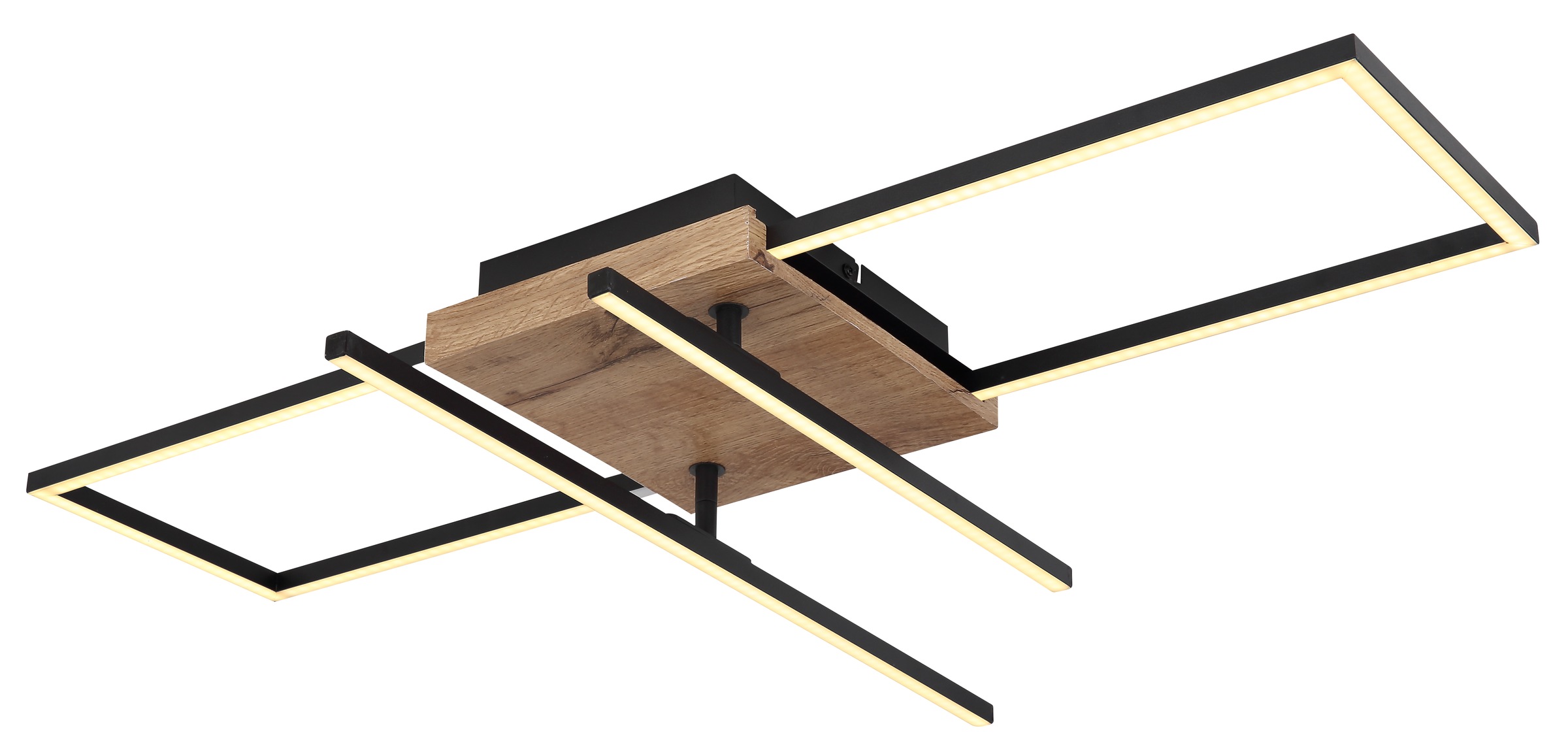 GLOBO LIGHTING Deckenleuchte »KENDRA« LED-Modul 1 Stk. Warmweiß Deckenlampe Wohnzimmer-Leuchte Schlafzimmer-Leuchte Flur Küche