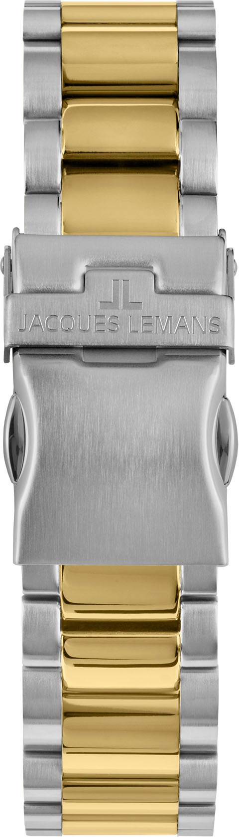 Jacques Lemans Chronograph »Liverpool, 1-2140J«, Quarzuhr,Armbanduhr,Herrenuhr,Datum,Stoppfunktion,Edelstahlarmband