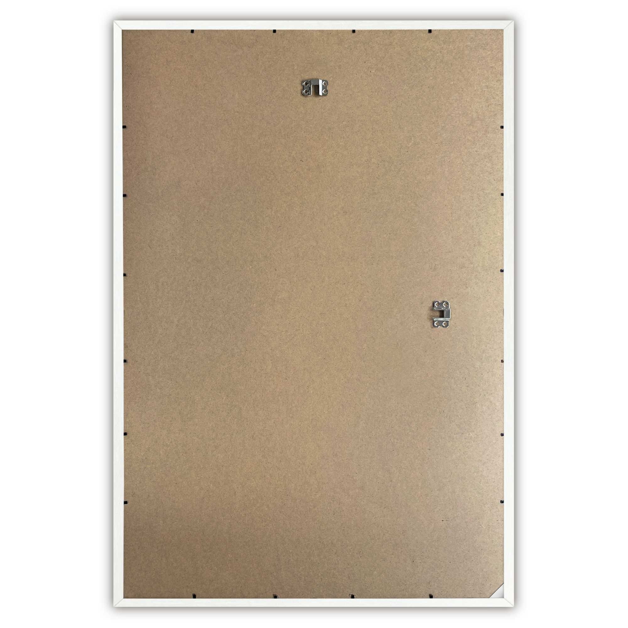 Reinders! Bilderrahmen REINDERS "Bilderrahmen Poster 61x91,5 oder 50x70", weiß, B:64,5cm H:95cm T:2cm, Bilderrahmen, Bilderrahmen, Wohnzimmer - Weiß - MDF - 64,5x95 cm 3