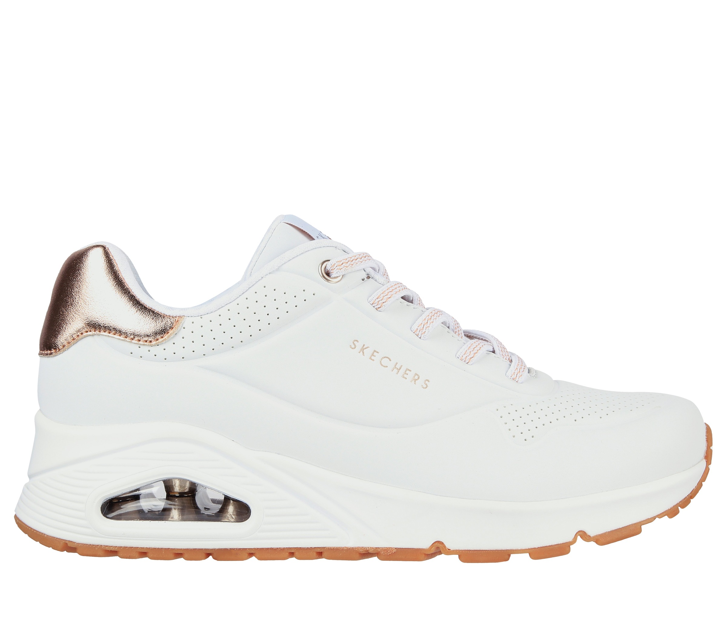Baskets basses Skechers UNO - SHIMMER AWAY Blanc 36,37,38,39,40,41,35 femmes 3