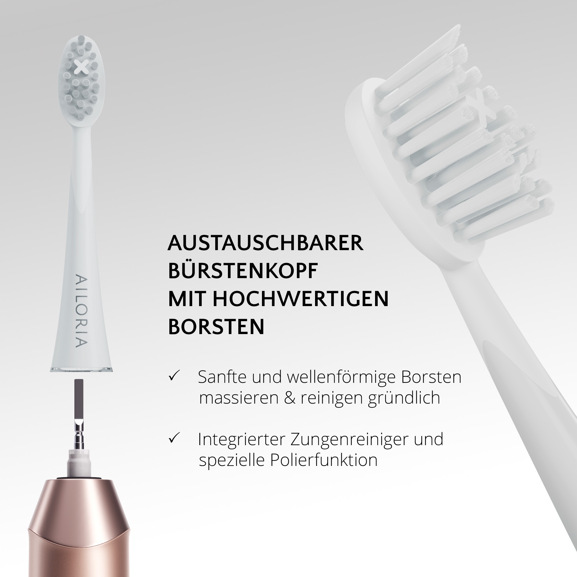 AILORIA Schallzahnbürste »USB-Schallzahnbürste Limited Edition SHINE BRIGHT«