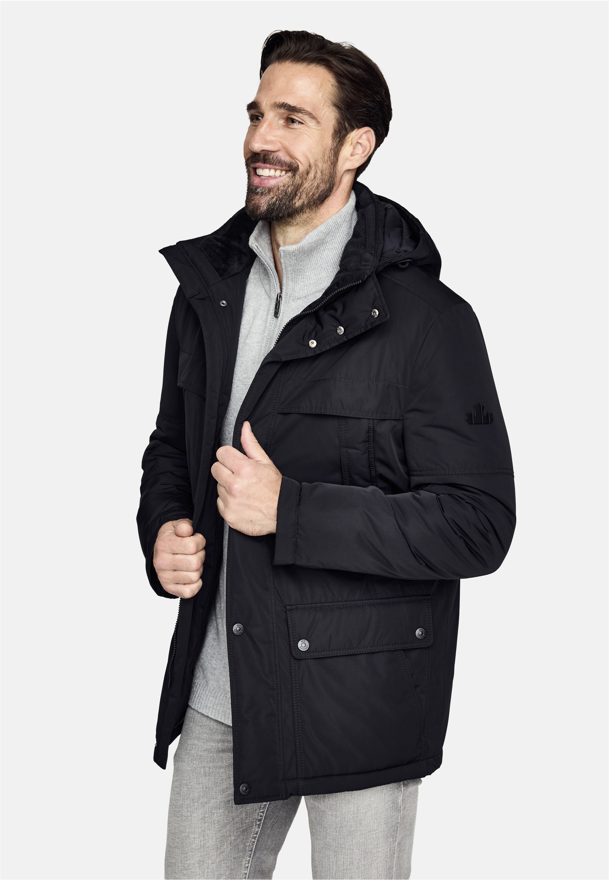 New Canadian Outdoorjacke »dry iQ« mit Fleece-Einsatz am Innenkragen