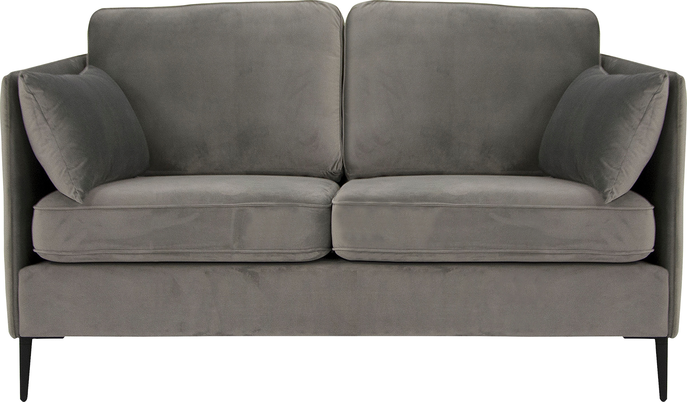 Home affaire 2-Sitzer "Light" inklusive loser Zierkissen, mit schmalen Arml günstig online kaufen