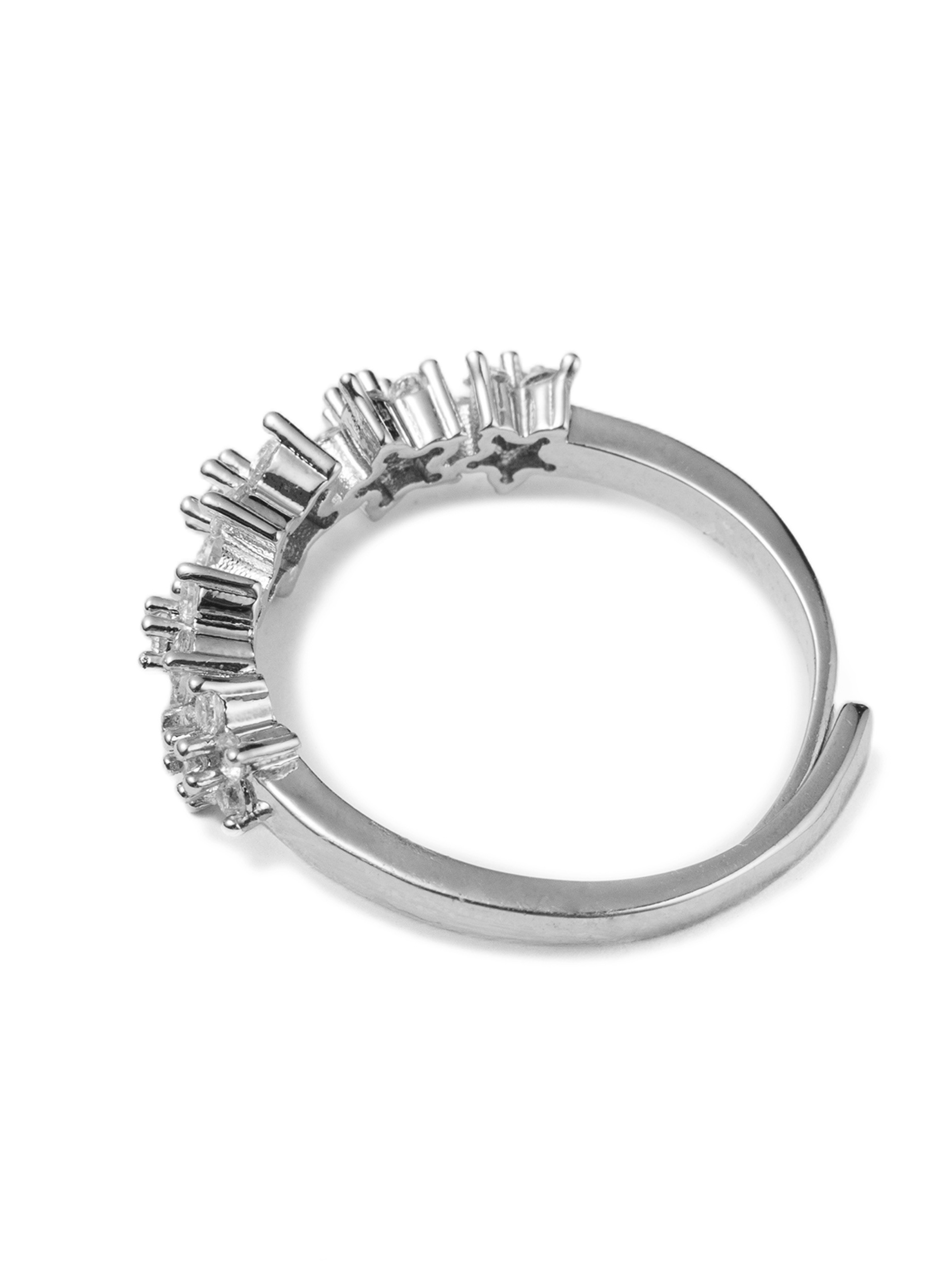 Aniston JEWELRY & WATCHES Fingerring »Schmuck Geschenk Kupfer Damenring Ring Blumen Größenverstellbar« Made in Germany - mit Zirkonia (synth.)