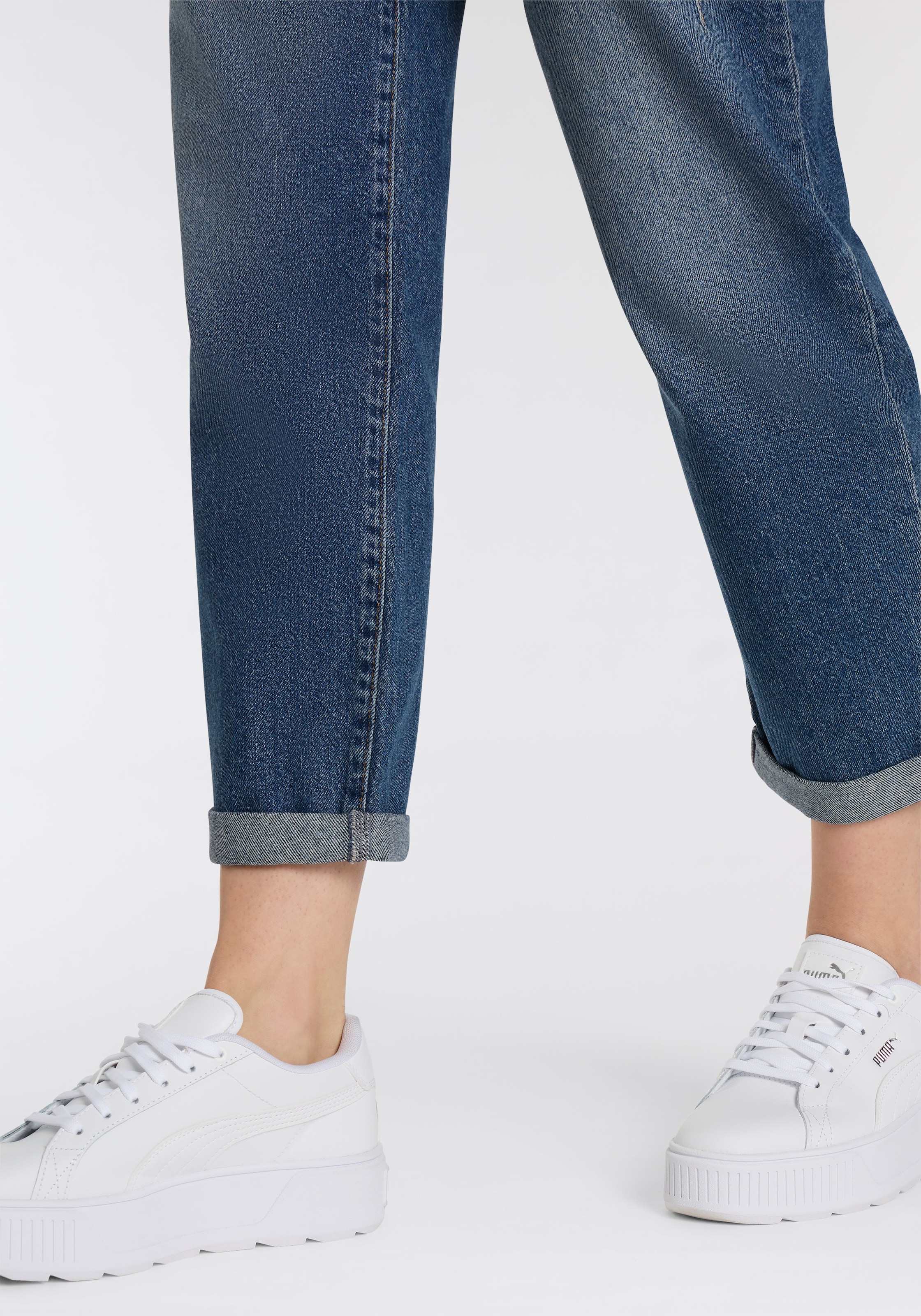 Herrlicher 5-Pocket-Jeans »Shyra Tap Denim«, mit hohem Bund, Cropped