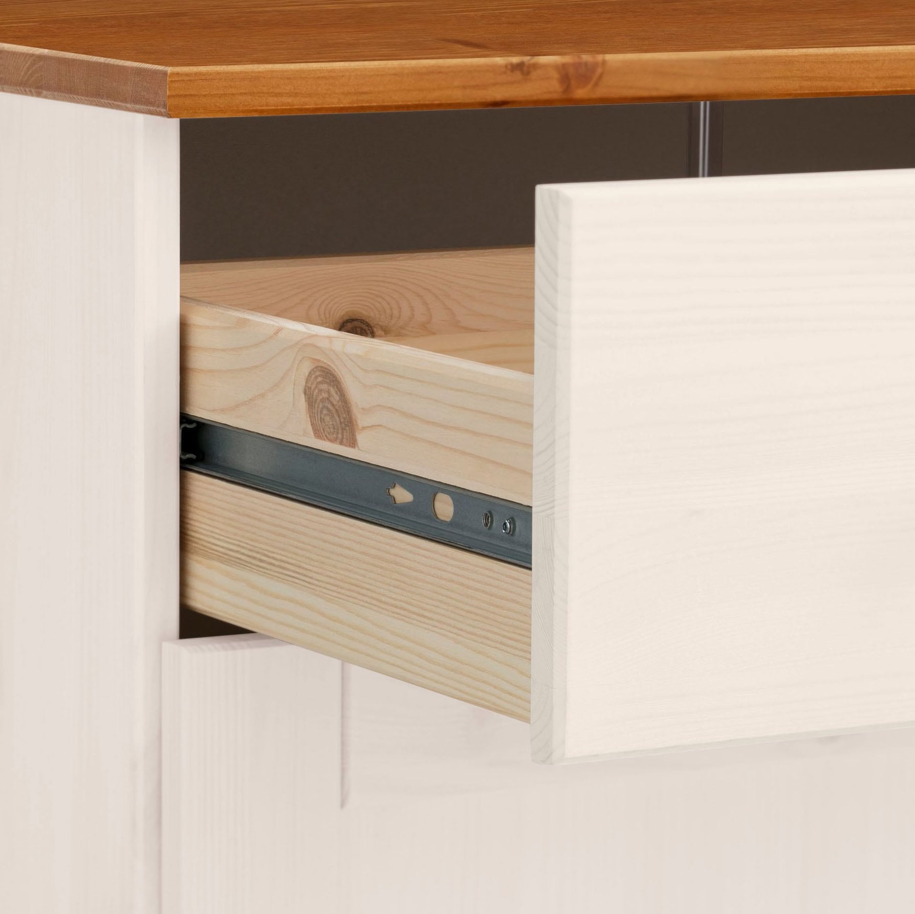 Home affaire Sideboard »Alby« Breite 125 cm, 3 Türen, 2 Schubkästen