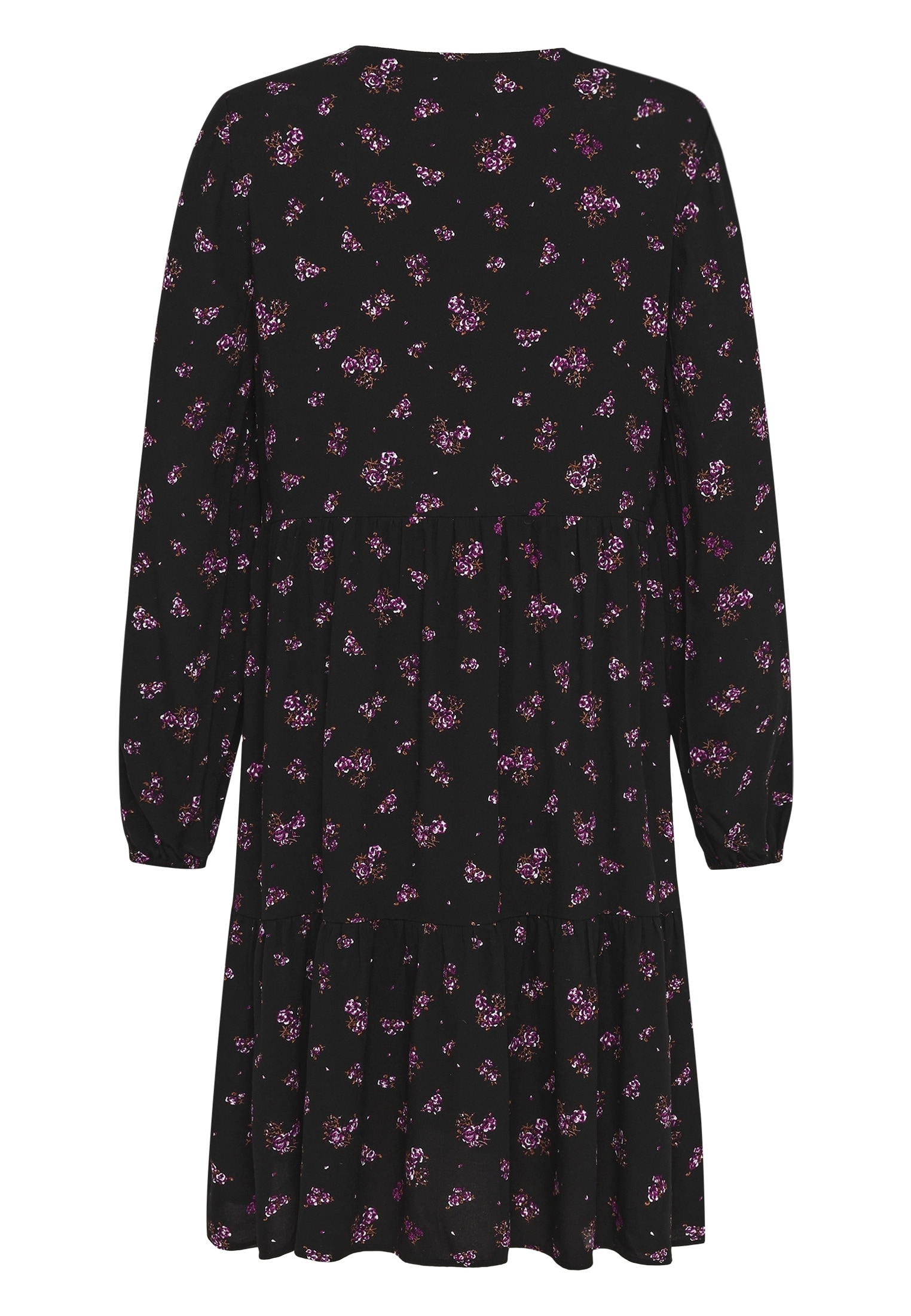 Zero Sommerkleid »Damen mit Blumen« drapiert / gerafft