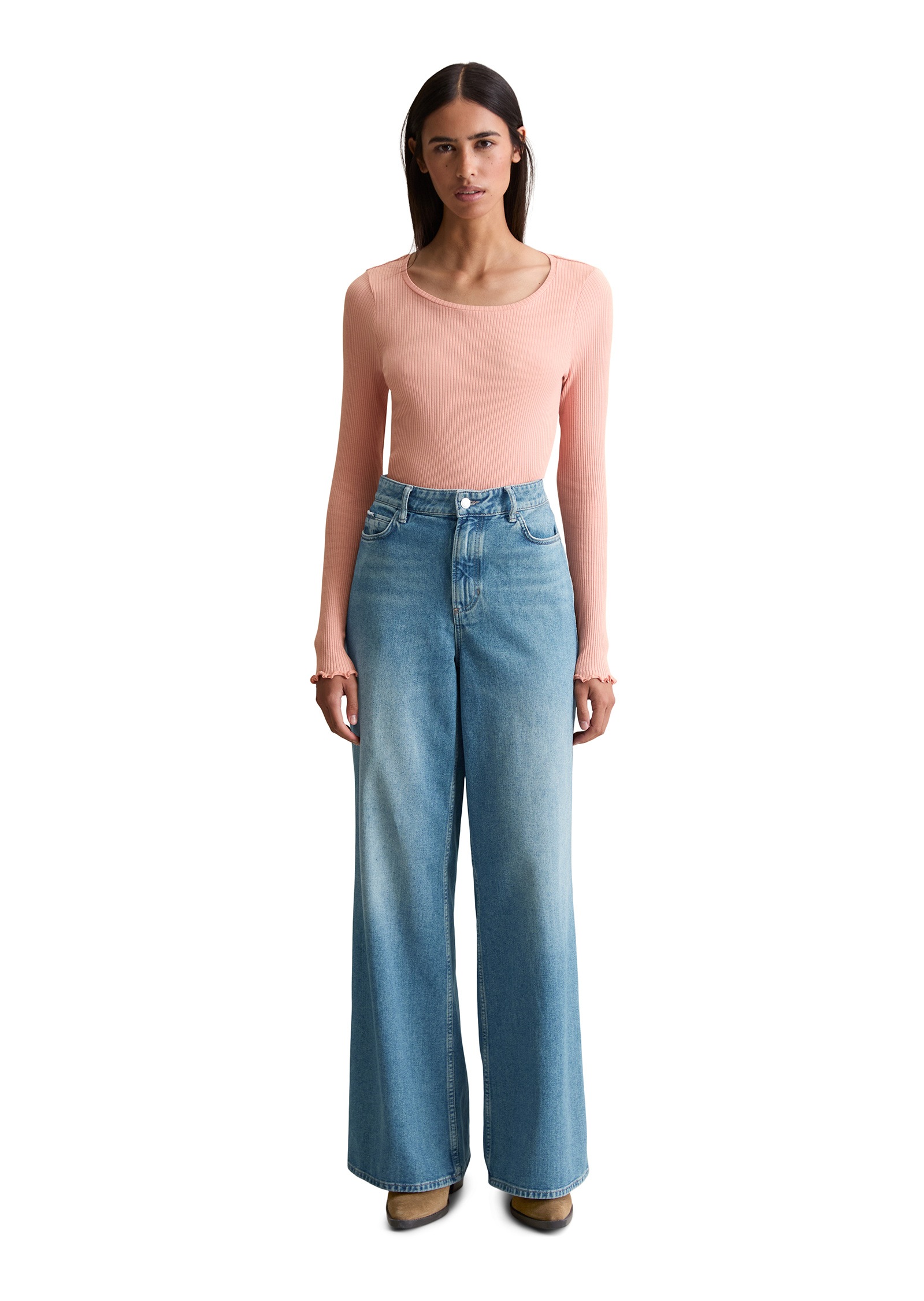 Marc O'Polo DENIM Langarmshirt »aus Organic-Cotton-Stretch«