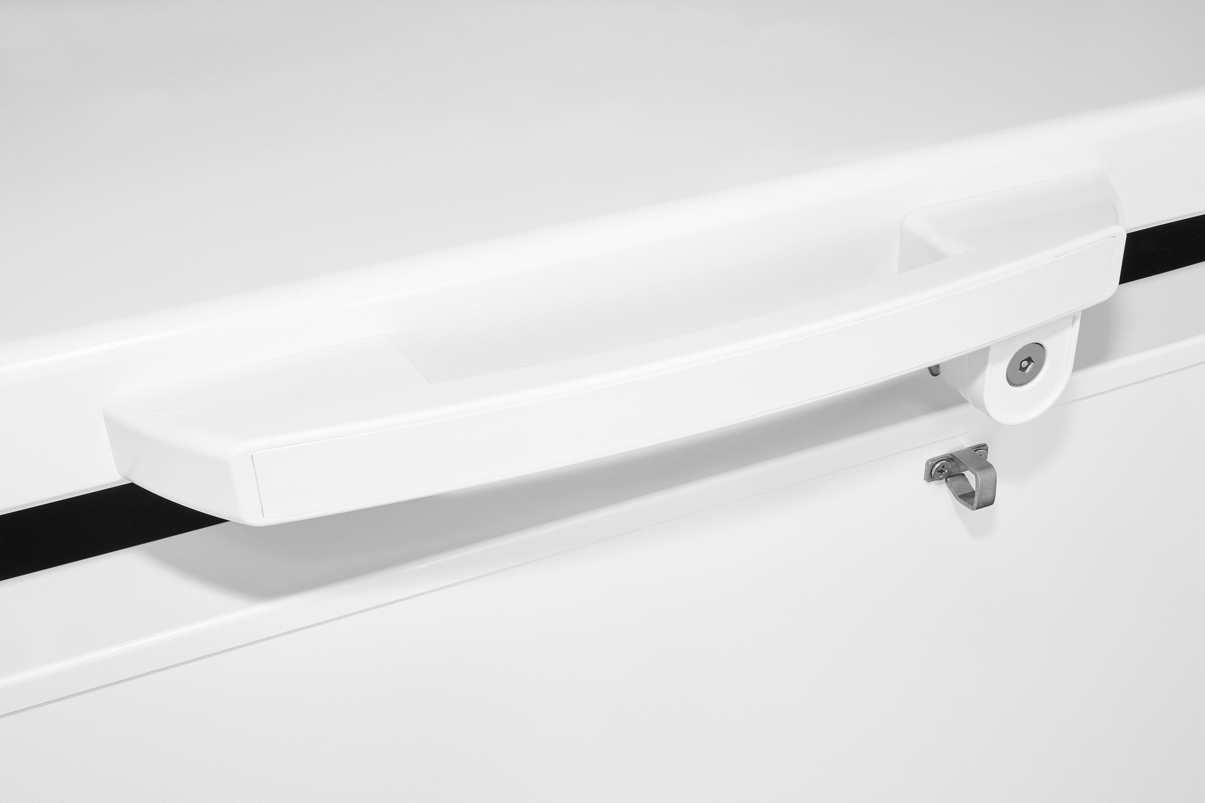 exquisit Gefriertruhe »GT200-HE-O11E weiss«, 85,3 cm hoch, 89,1 cm breit, mit Türschloss