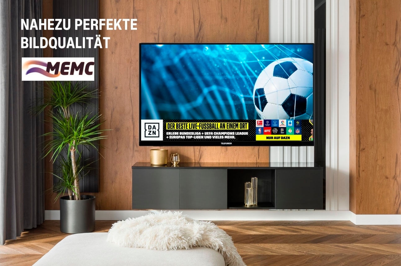 Telefunken QLED-Fernseher, 139 cm/55 Zoll, 4K Ultra HD, Google TV-Smart-TV