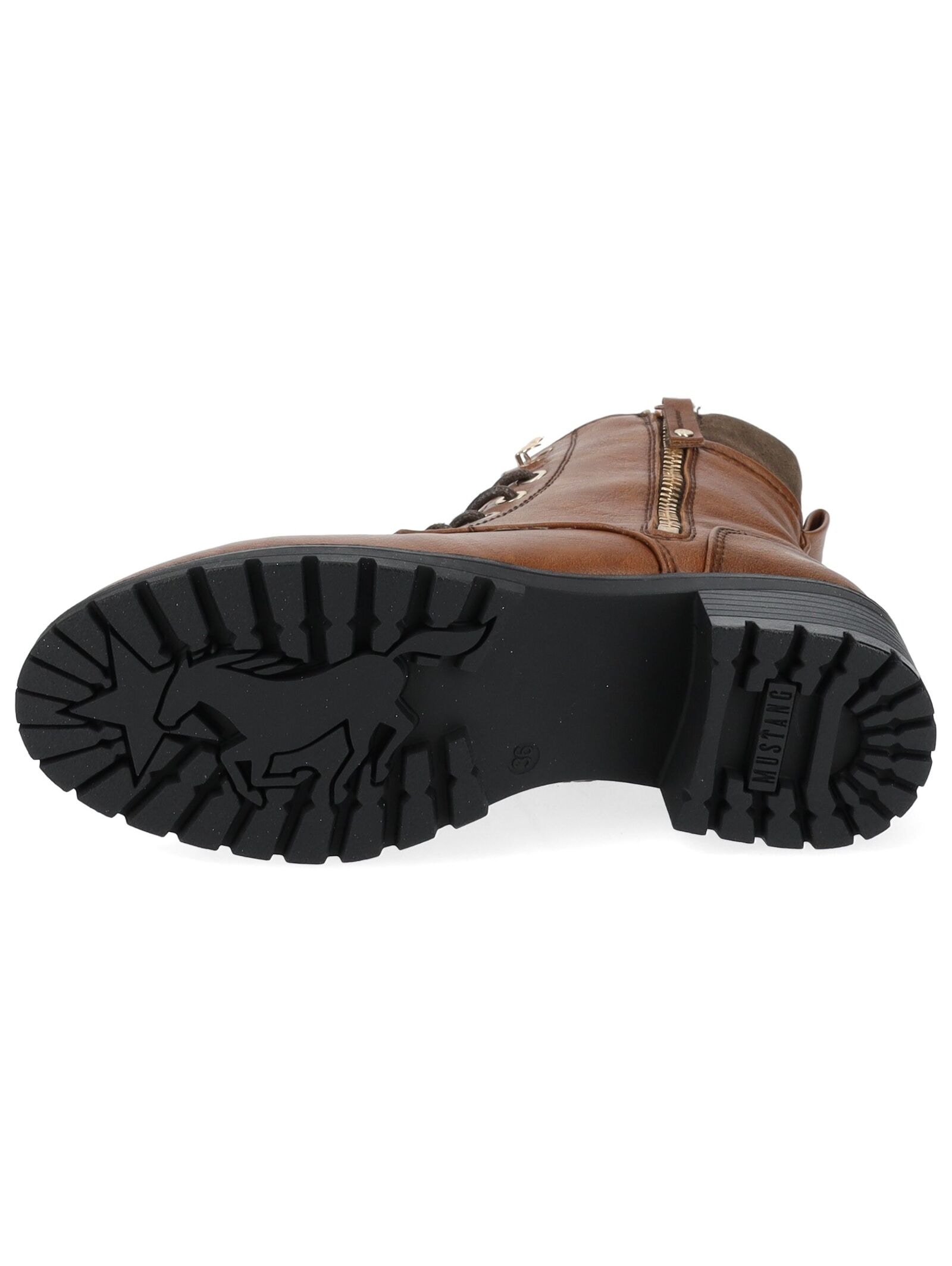 Mustang Shoes Schnürstiefelette »Mustang Shoes Stiefelette Lederimitat«