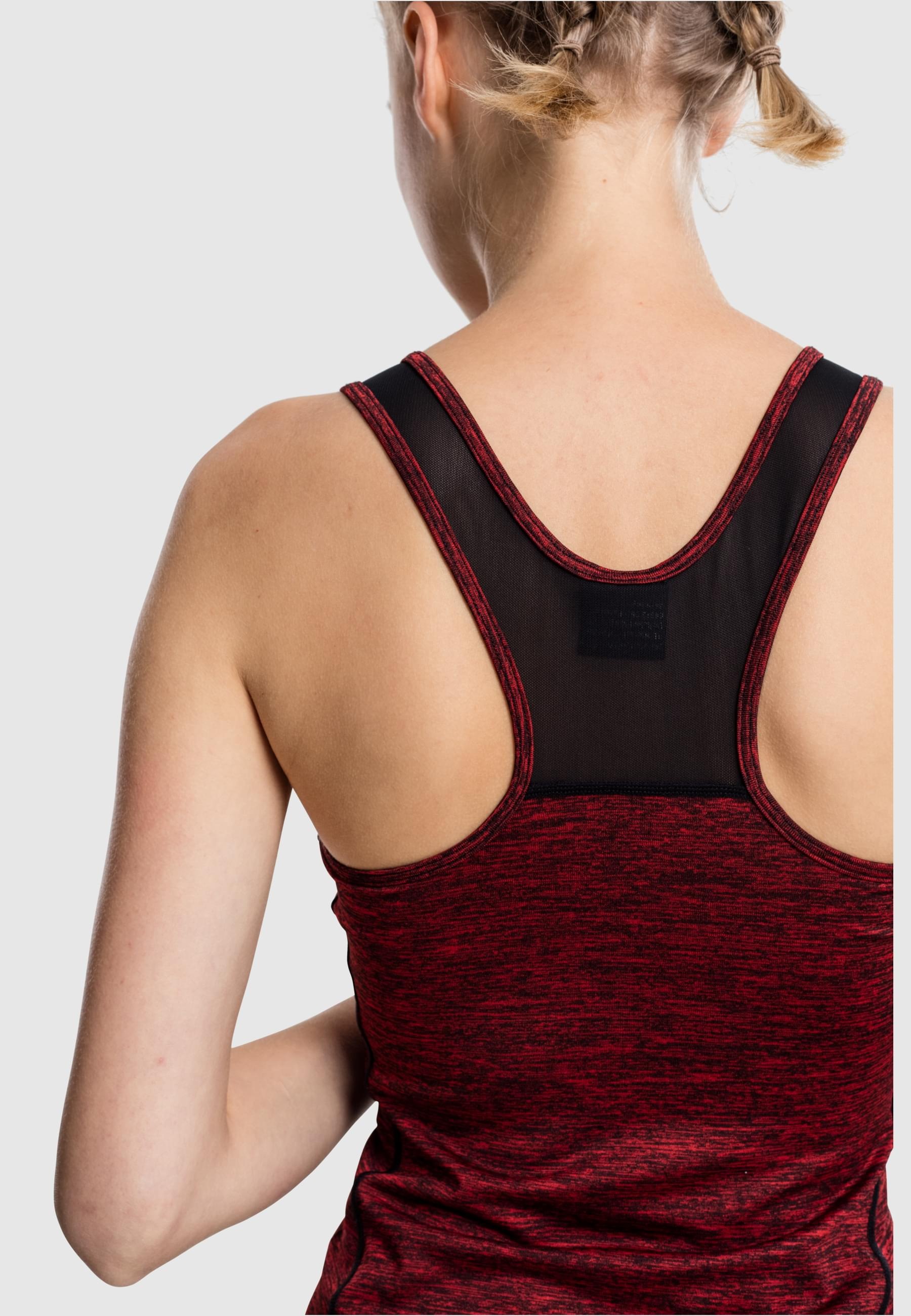 URBAN CLASSICS Muskelshirt »Urban Classics Damen Ladies Active Melange Trainings Top«, (1 tlg.)