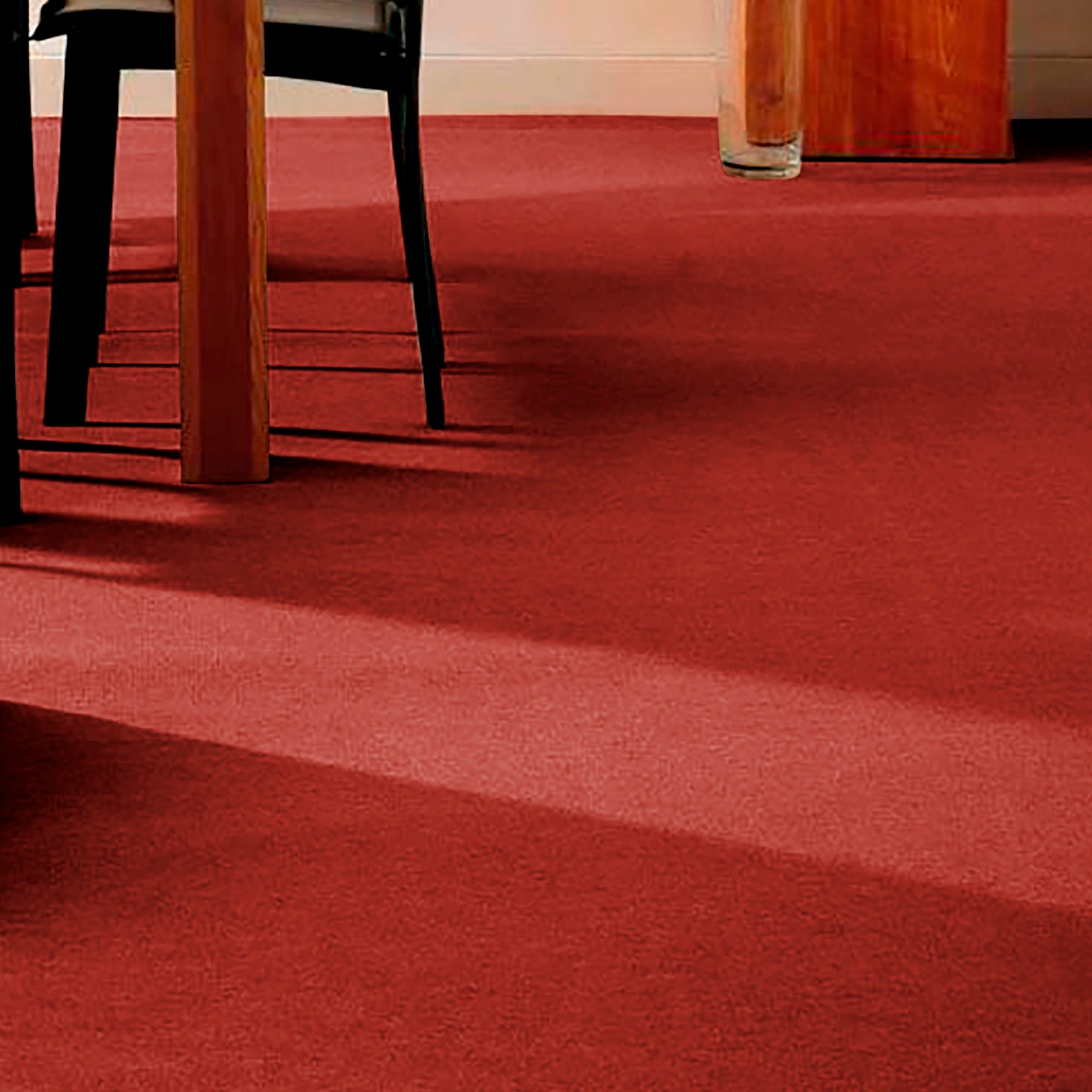 Andiamo Teppichboden »Sina, Velours, Made in Belgium«, rechteckig, 9 mm Höhe, Uni Farben, Breite 400 cm, strapazierfähig, pflegeleicht, Wohnzimmer