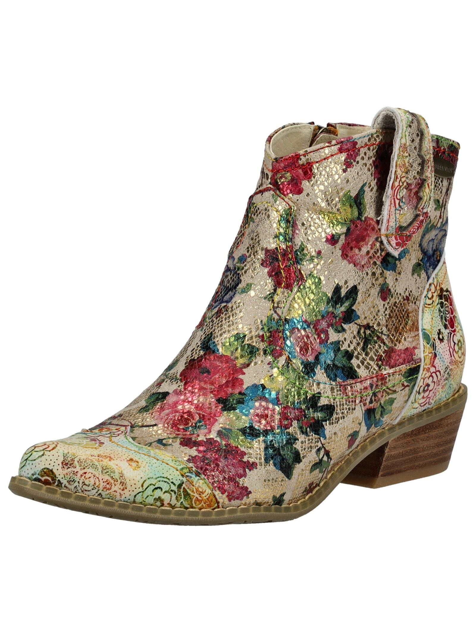 LAURA VITA Bikerboots "LAURA VITA Stiefelette Leder/Textil" günstig online kaufen