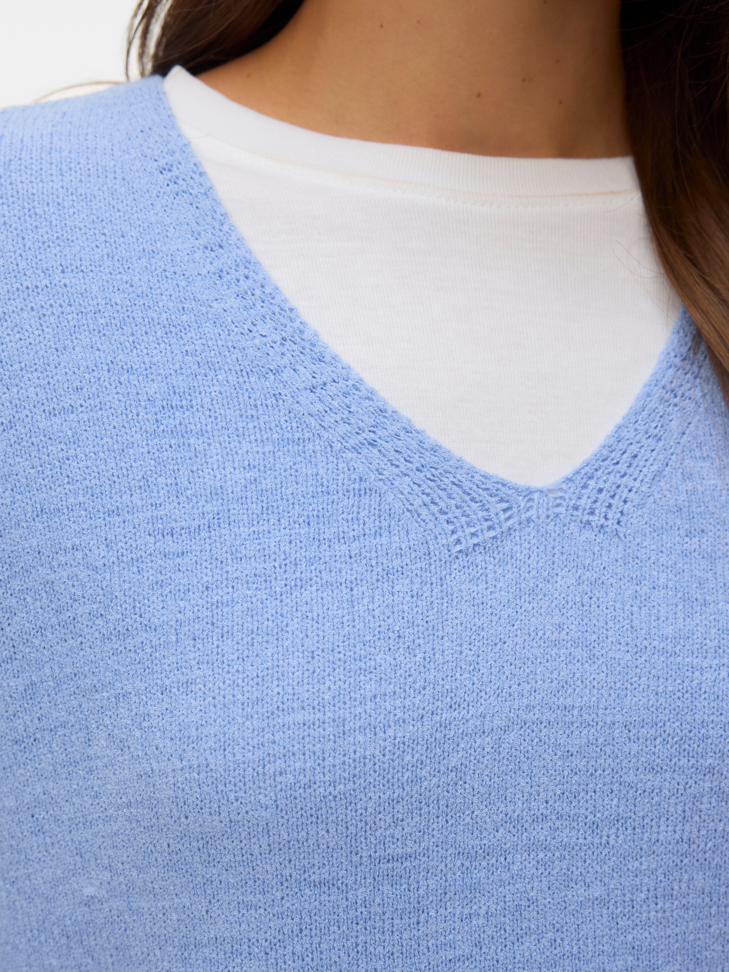 Thumbnail - Vero Moda Strickpullover "VMCHARITY LS V-NECK PULLOVER NOOS"