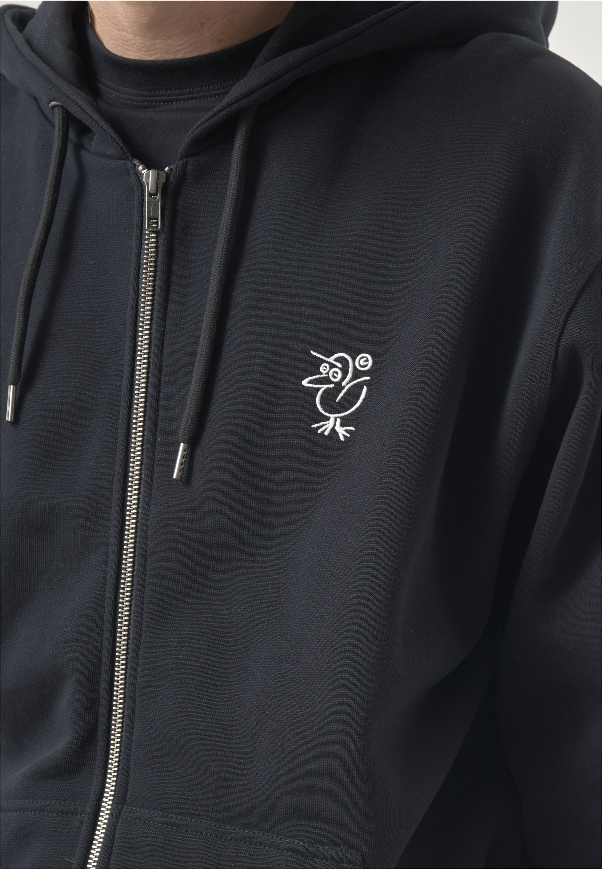 Cleptomanicx Kapuzensweatshirt »Sketchu Gull Zip«, mit großem Print hinten