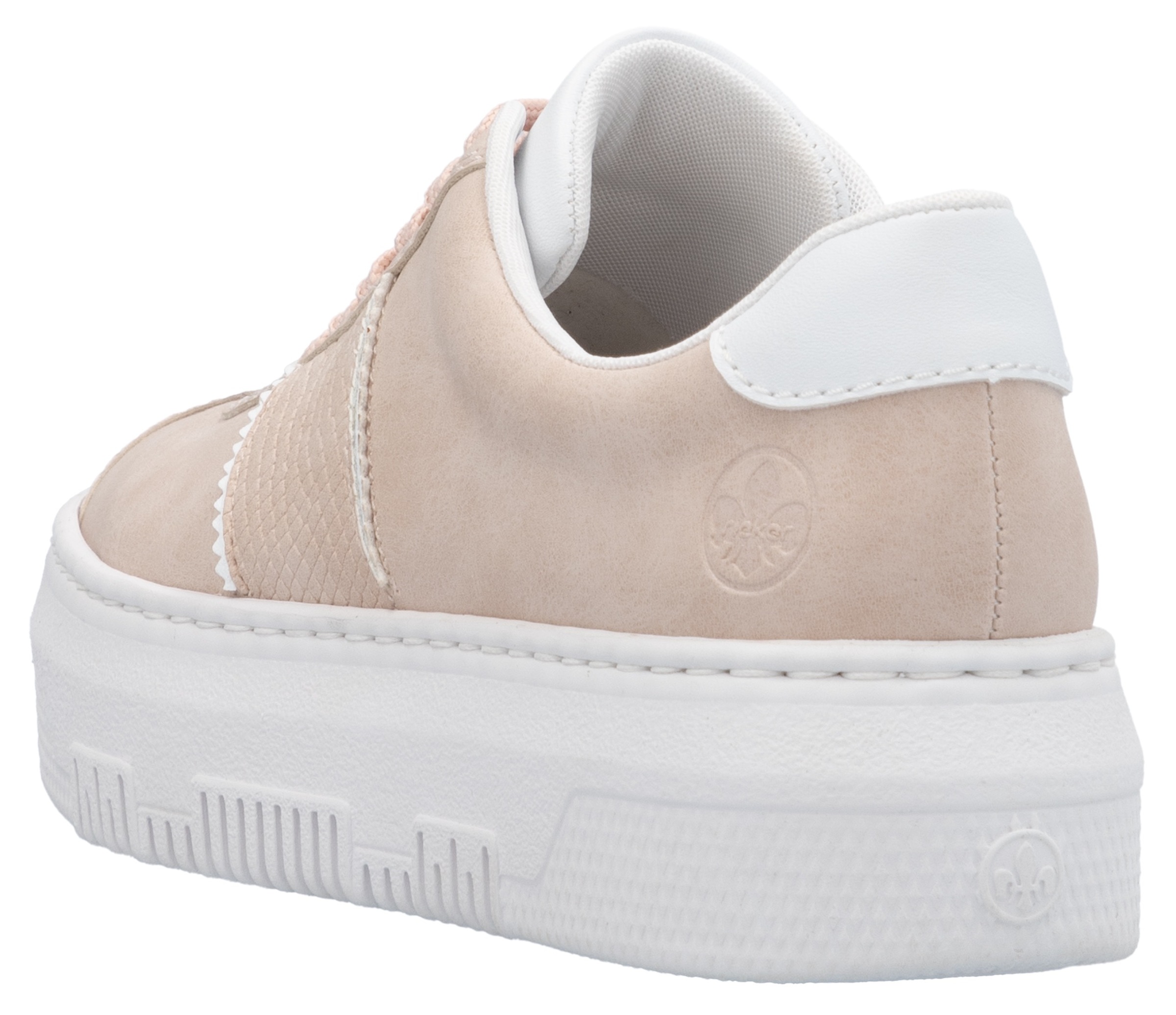 Rieker Platform Sneaker Rose White Size 42 2