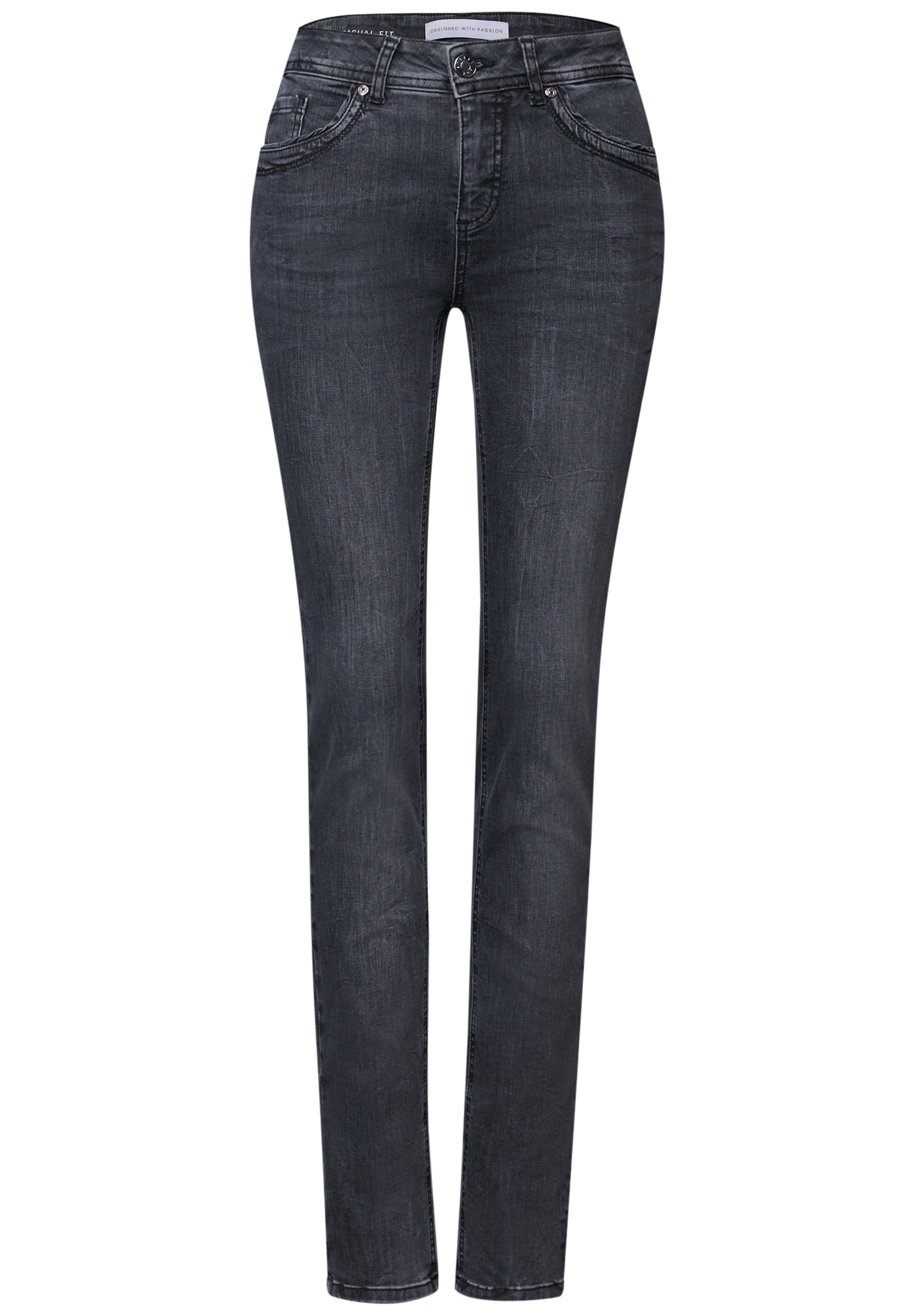 STREET ONE Slim-fit-Jeans 5-Pocket-Style