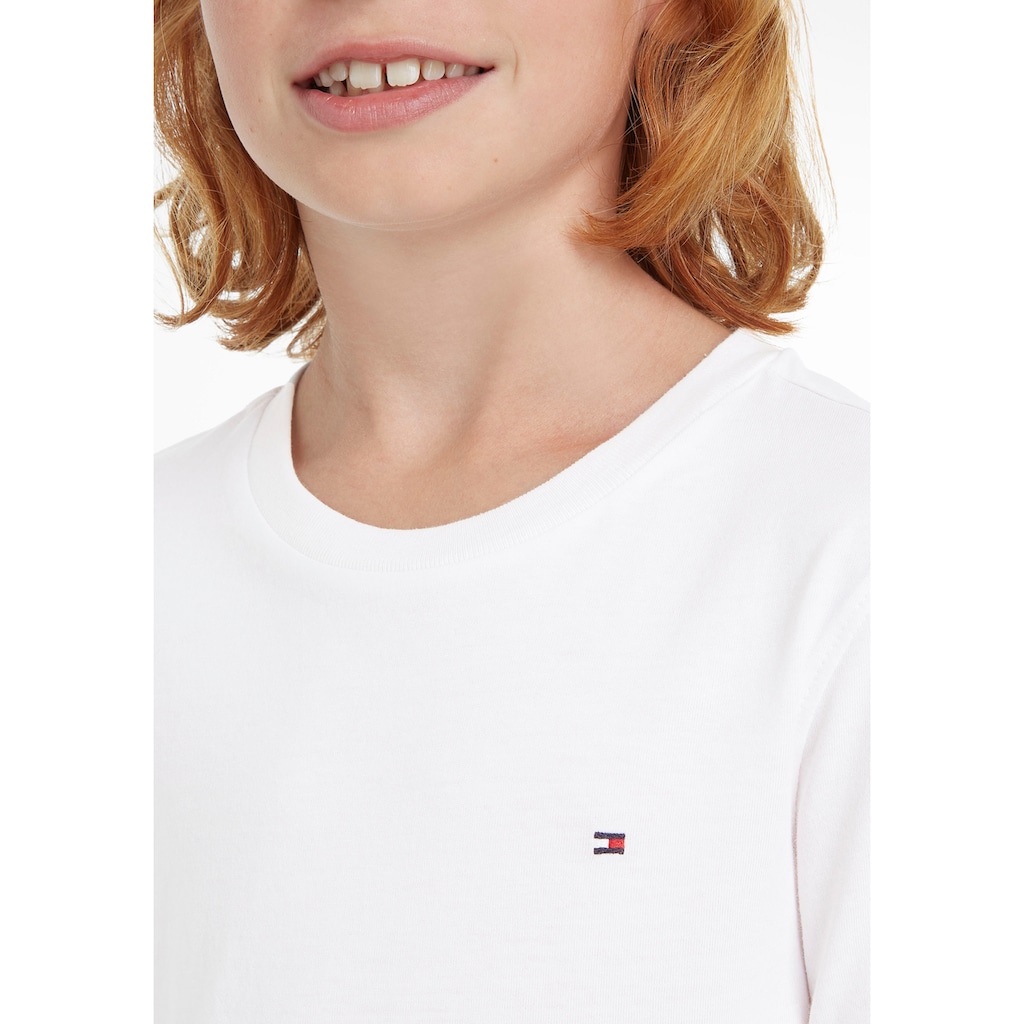 Tommy Hilfiger Langarmshirt »BOYS BASIC CN KNIT L/S«