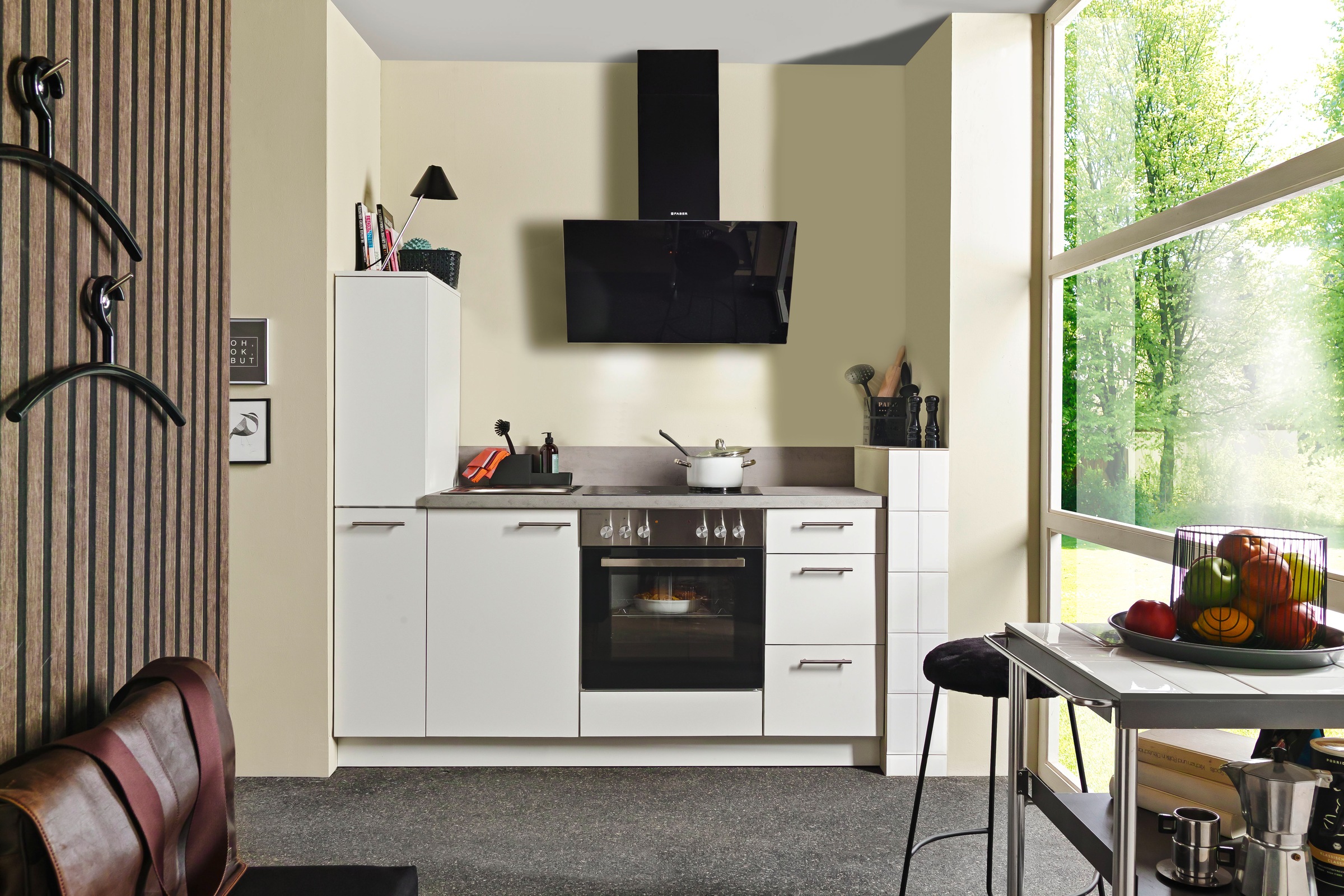 KOCHSTATION Küche "Scafa" vormontiert, wahlweise mit E-Geräten, Stellbreite günstig online kaufen