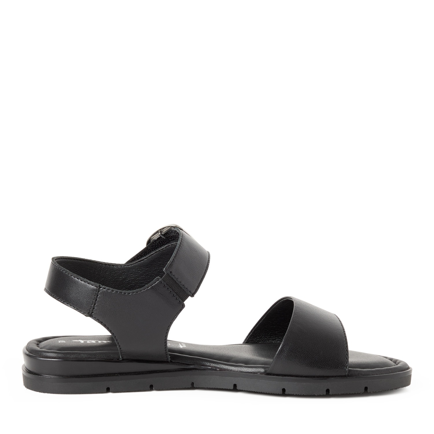 Riemchensandale TAMARIS, Damen, Gr. 36, schwarz, Glattleder, Schuhe Riemchensandale, Plateau, Sommerschuh, Sandalette im Basic-Look 3