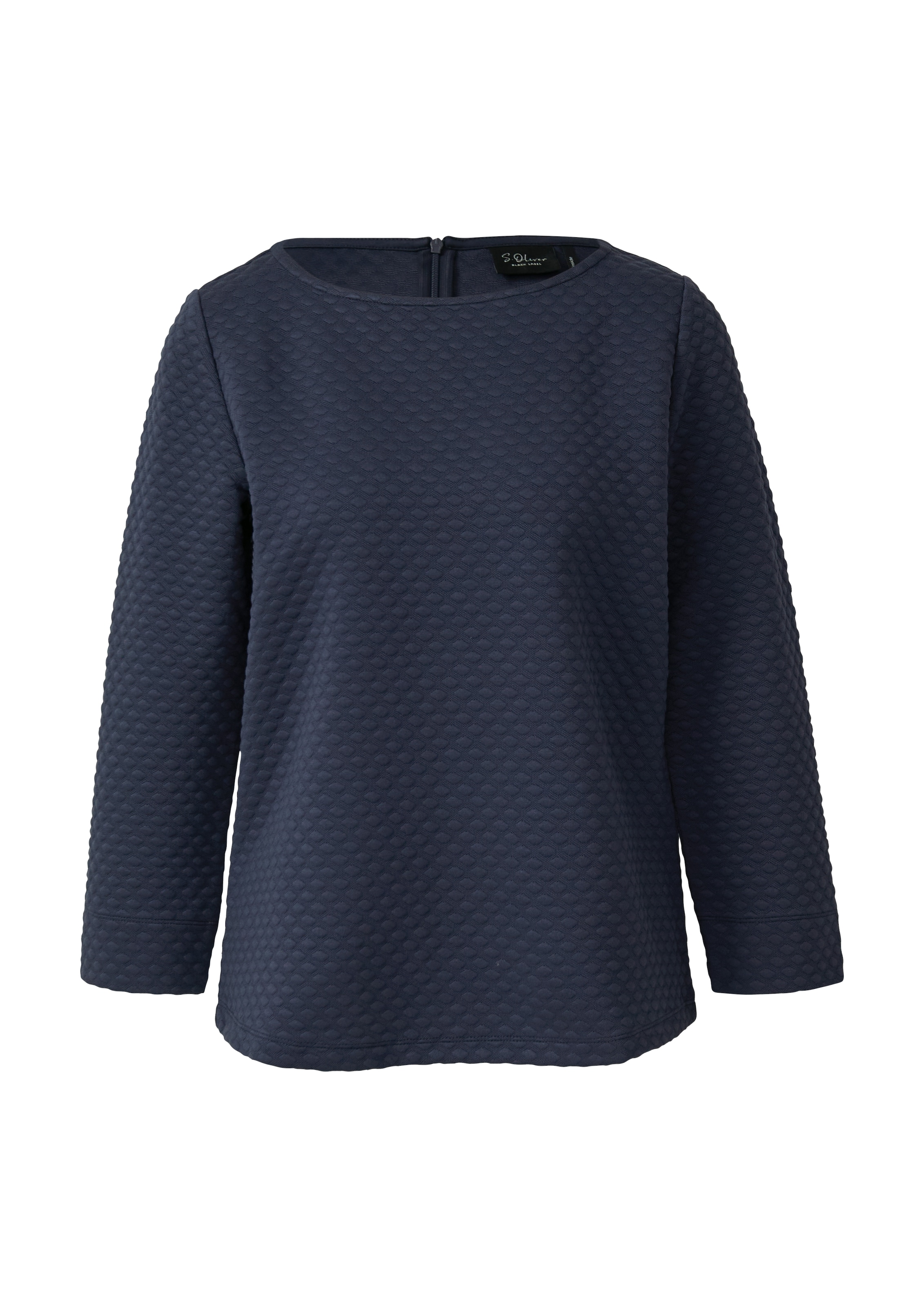 s.Oliver BLACK LABEL Sweatshirt, im Relaxed Fit mit U-Boot-Ausschnitt günstig online kaufen