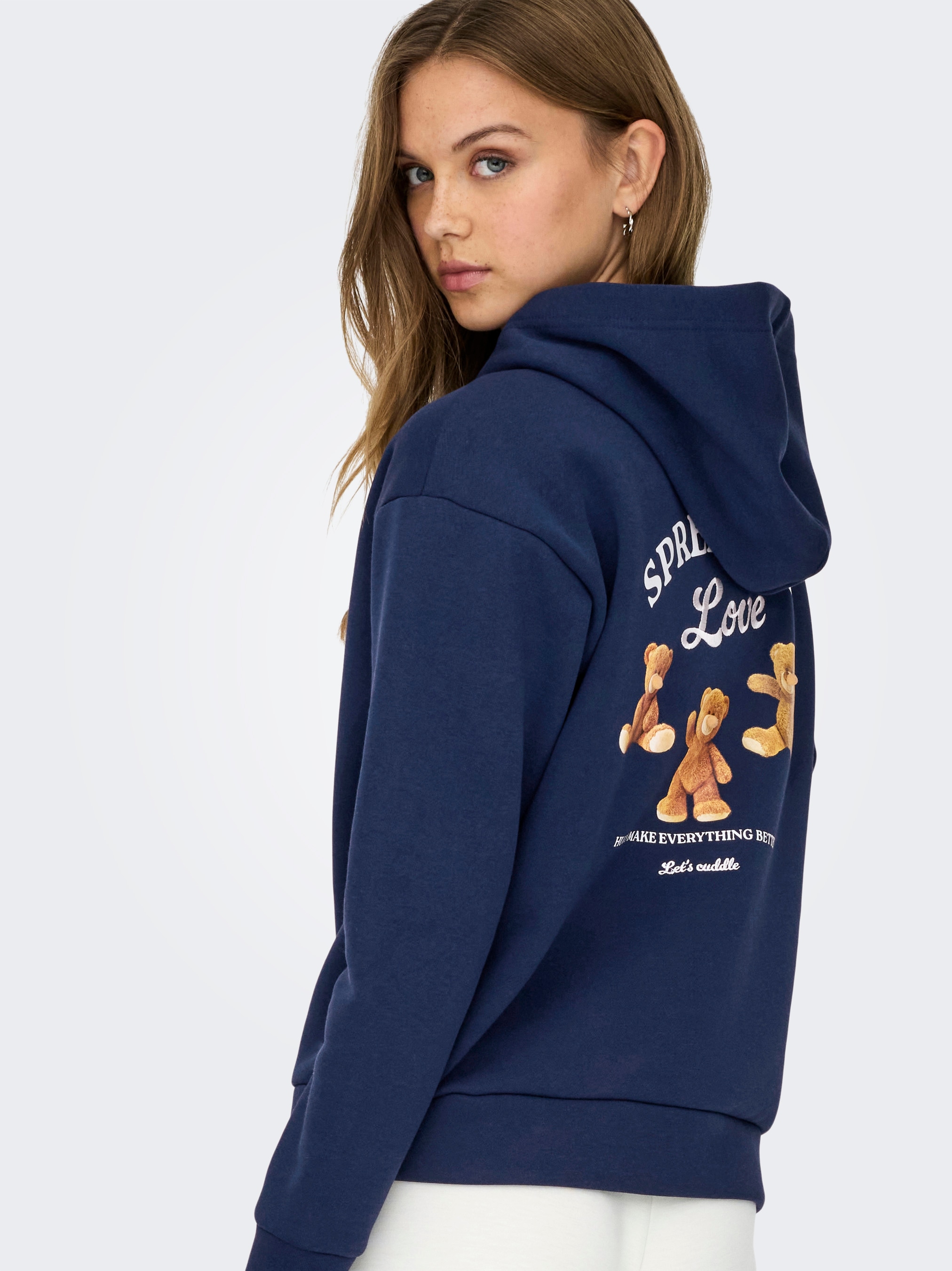 ONLY Kapuzensweatshirt »ONLRICKY L/S HOOD BOX SWT«
