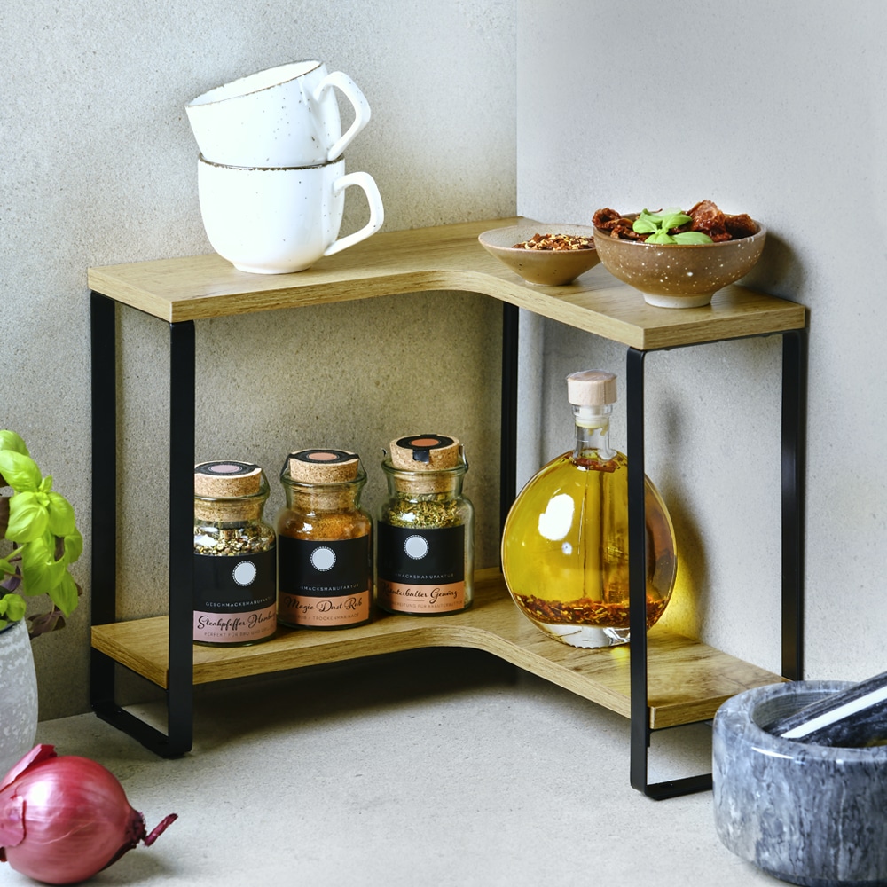 KESPER Eckregal "Eck- Küchenregal, MDF" 1 Stk. tlg. günstig online kaufen