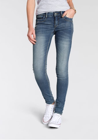 Skinny-fit-Jeans »mit Keileinsätzen«