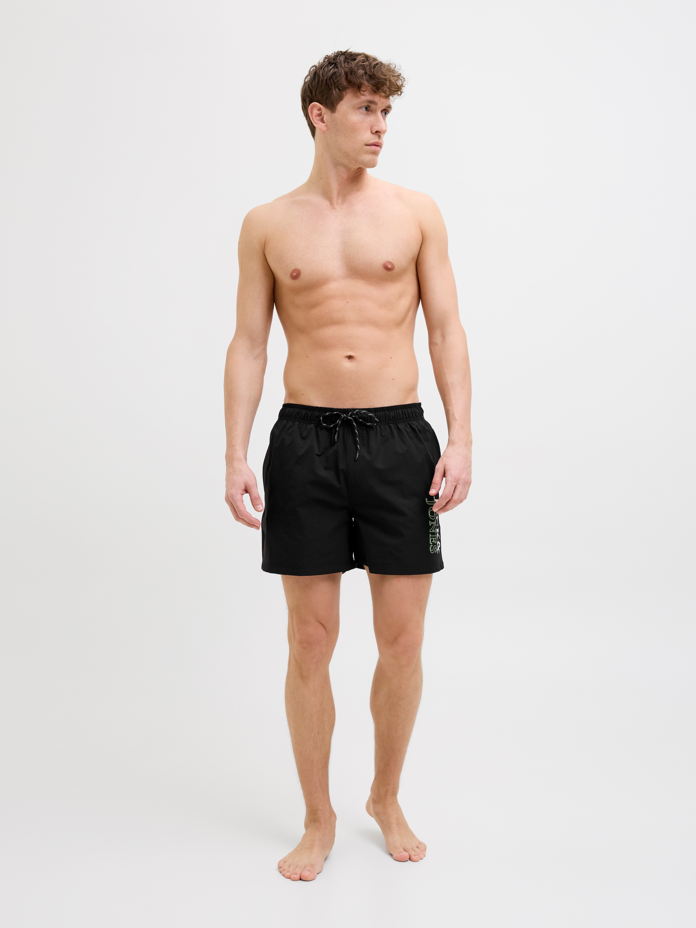 Jack & Jones Badeshorts »JPSTMAUI JJSWIM DOUBLE LOGO AKM SN«