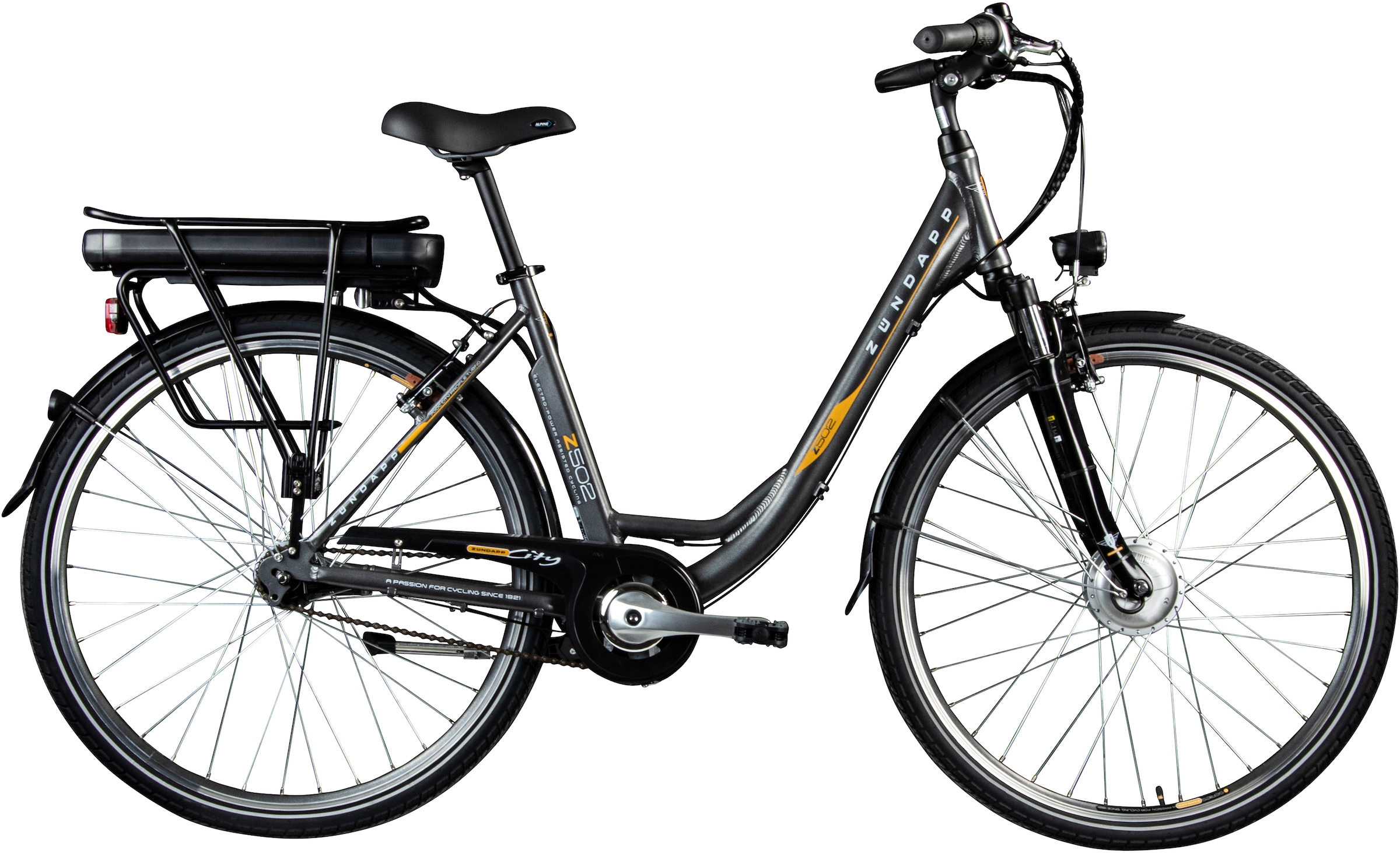 E-Bike »Z502«, 7 Gang, Frontmotor 240 W, Pedelec, Elektrofahrrad für Damen, Cityrad