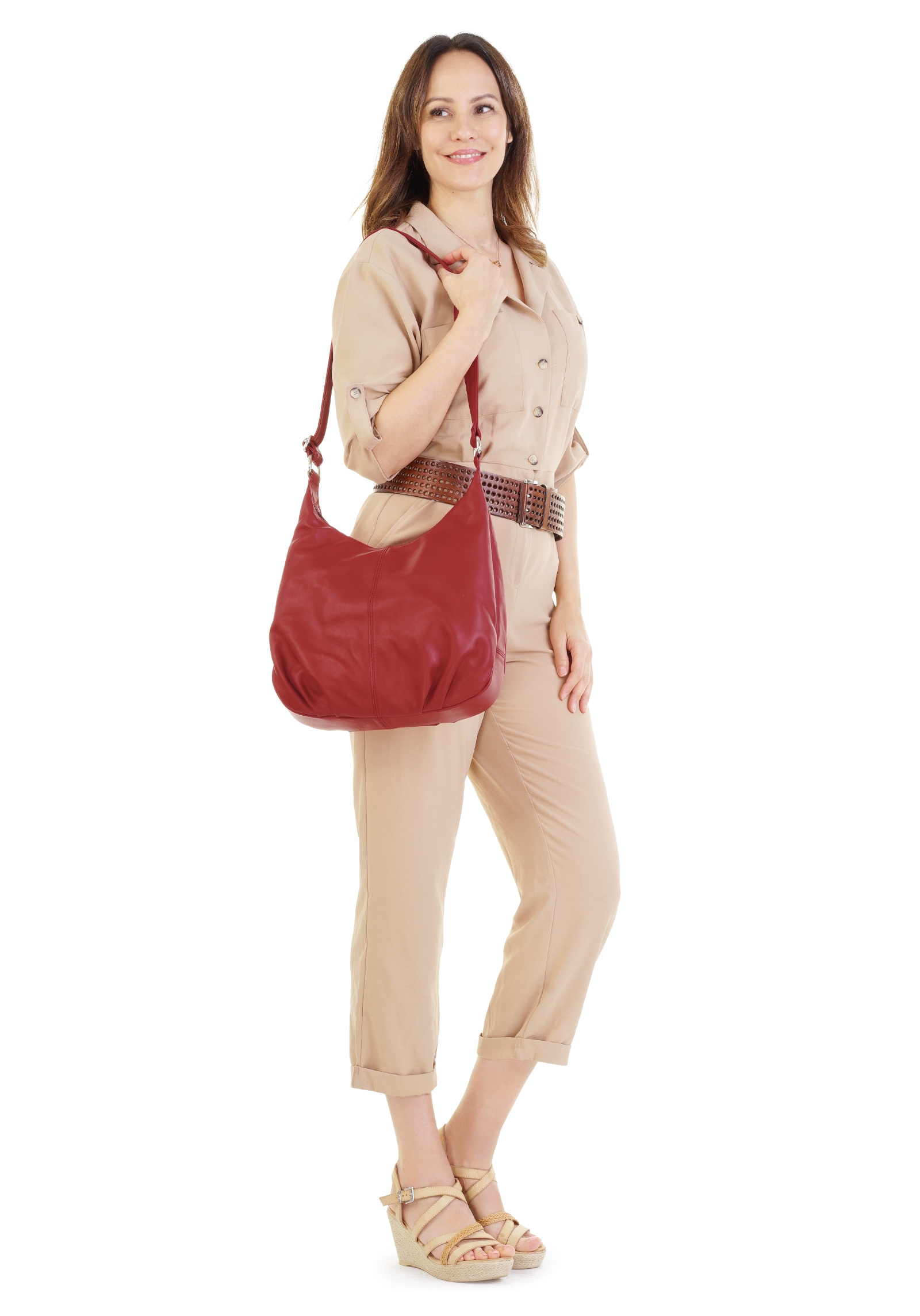 Cluty Shopper, echt Leder, Made in Italy