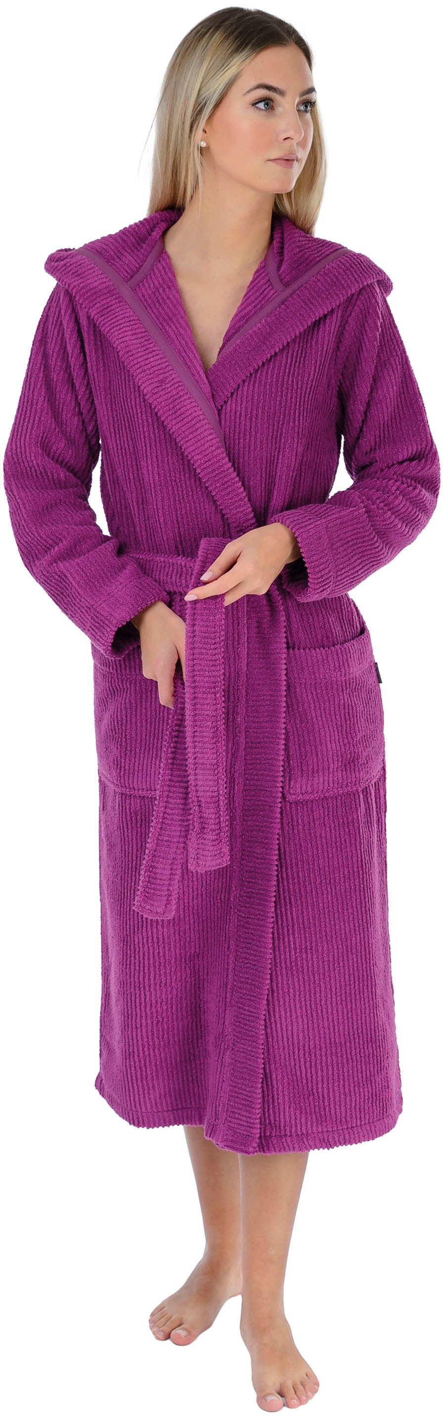 Wewo fashion Damenbademantel "4002", 1 Stk. fluffig weich günstig online kaufen