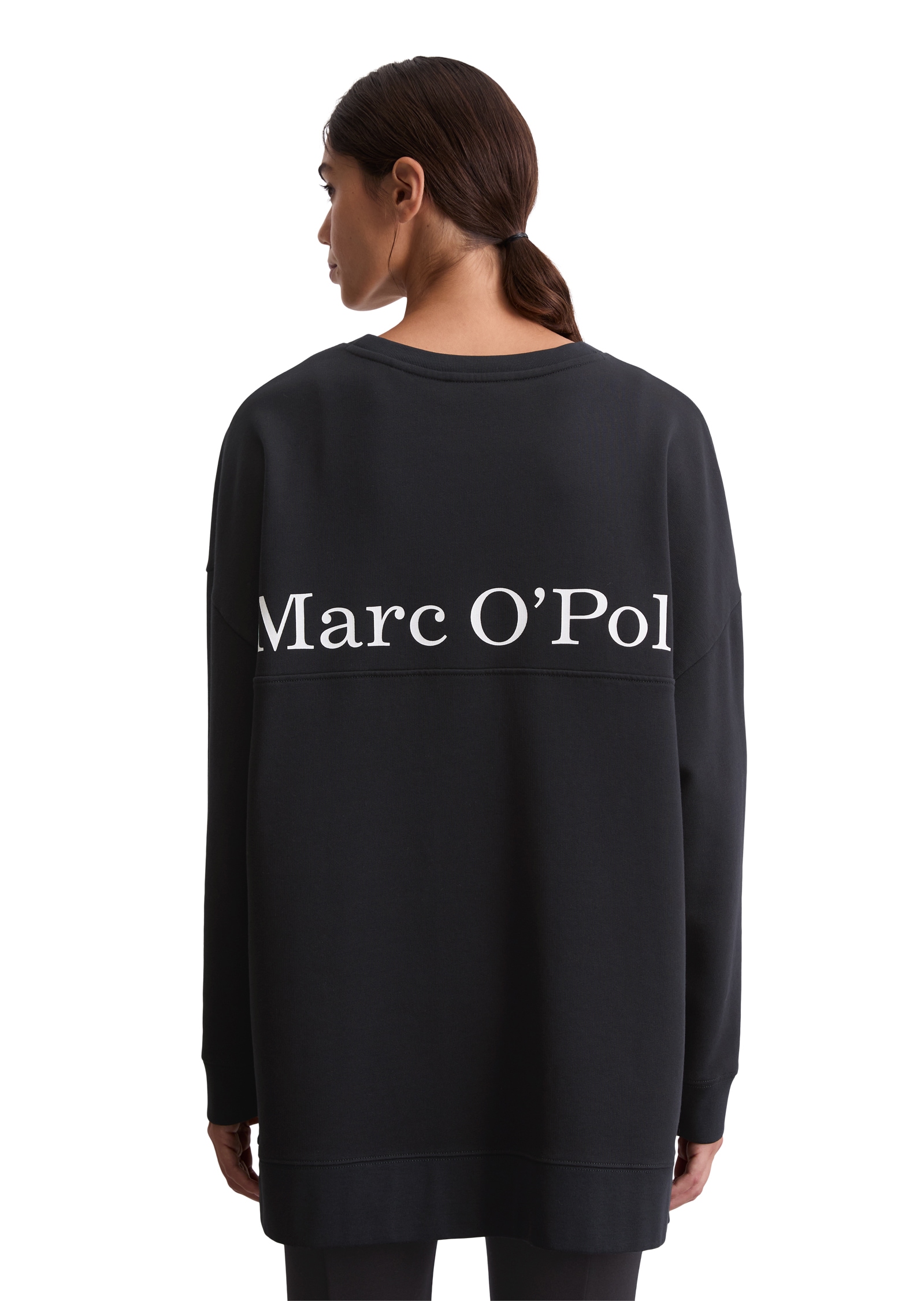 Marc O'Polo Sweatshirt, loose fit aus Organic Cotton, Schlitze an den Seiten
