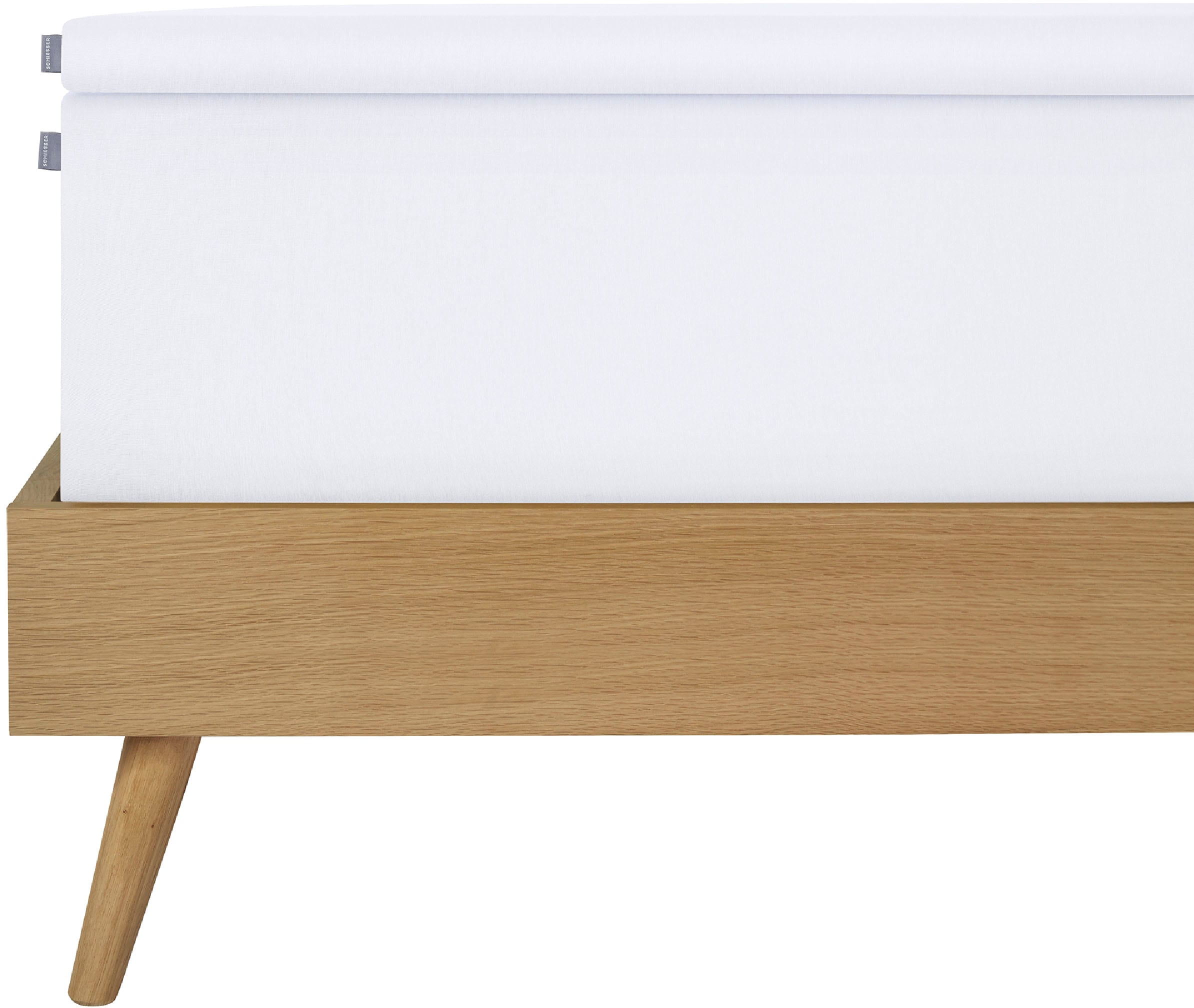 Schiesser Spannbettlaken »Flexi für Topper aus 95% Baumwolle und 5% Elasthan in Premium-Qualität«, für Matratzen bis zu 10 cm Höhe, MADE IN GREEN by OEKO-TEX®