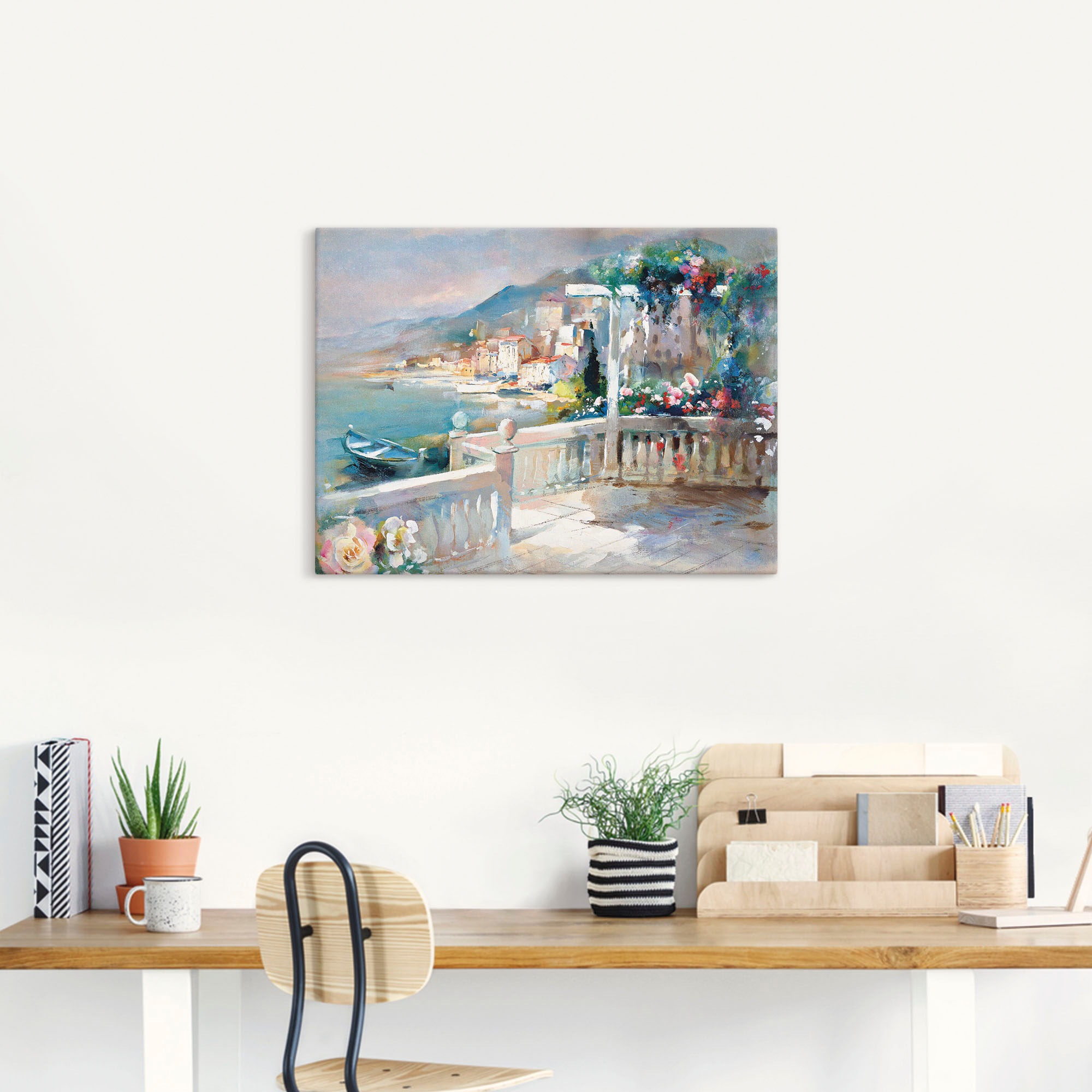 Artland Leinwandbild "Wunderschöne Umgebung" Küste 1 Stk. tlg. auf Holzrahm günstig online kaufen