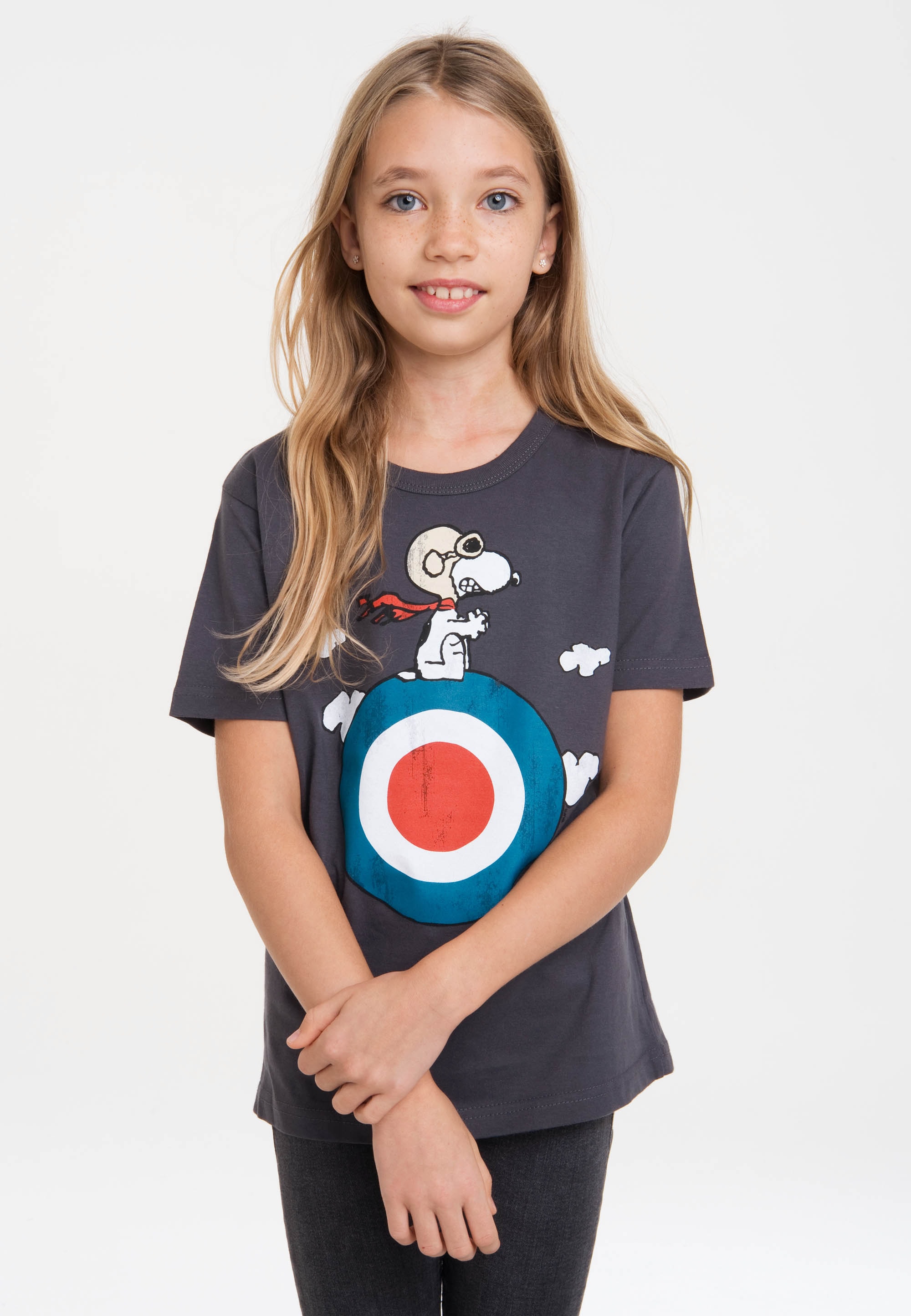 LOGOSHIRT T-Shirt ▷ - lizenziertem mit für Print Snoopy«, | »Peanuts BAUR