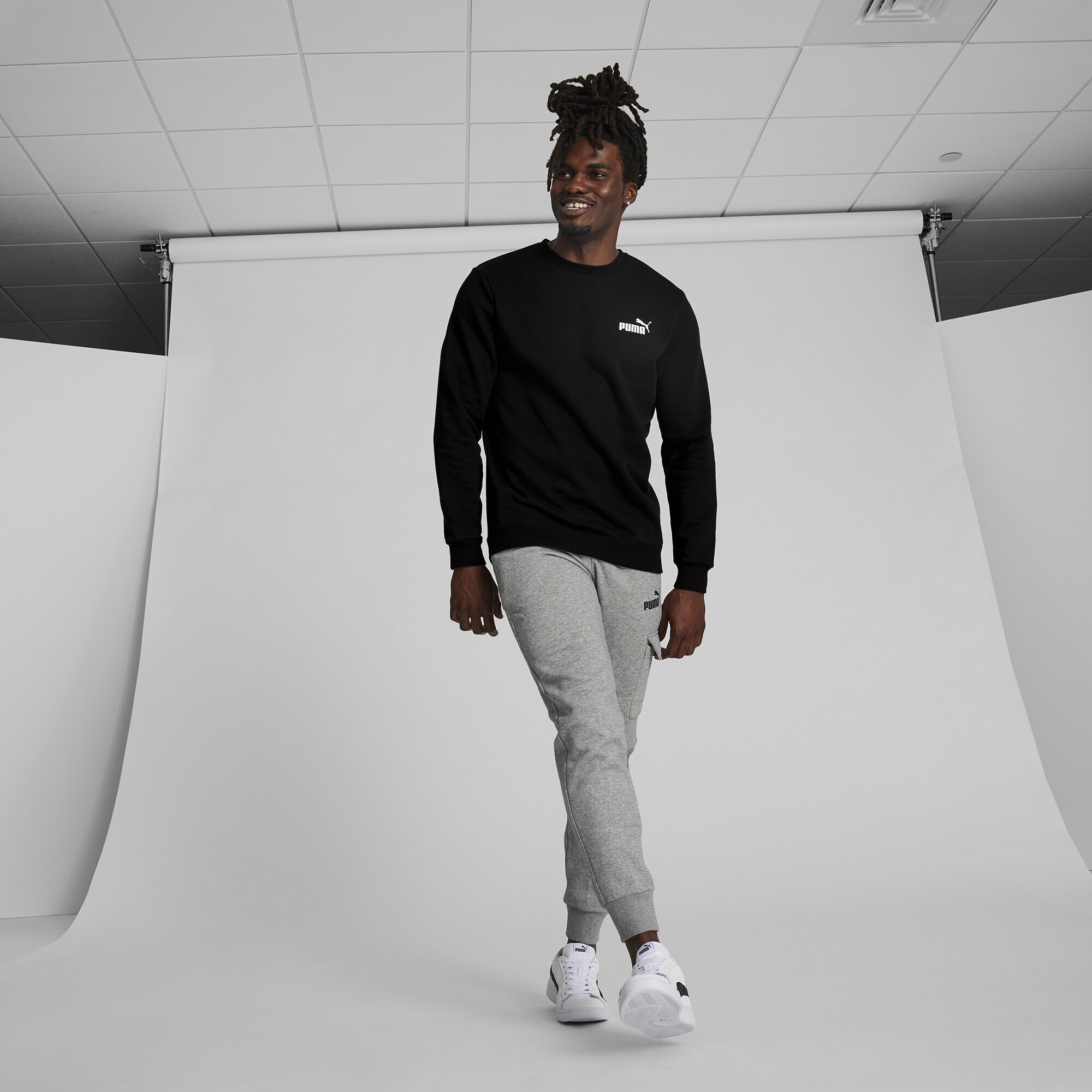 PUMA Sweatshirt »Essentials Small Logo Rundhals-Sweatshirt Herren«