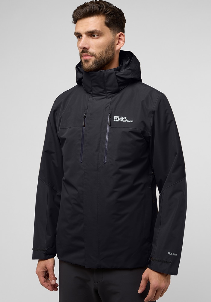 Jack Wolfskin 3-in-1-Funktionsjacke "JASPER 3IN1 JKT M", mit Kapuze