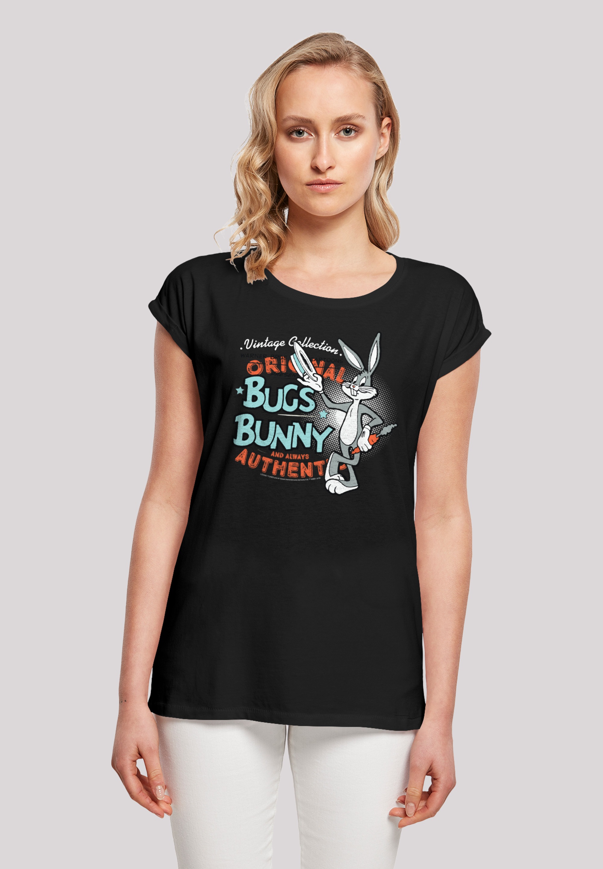 F4NT4STIC T-Shirt »Looney Tunes Vintage Bugs Bunny«, Print