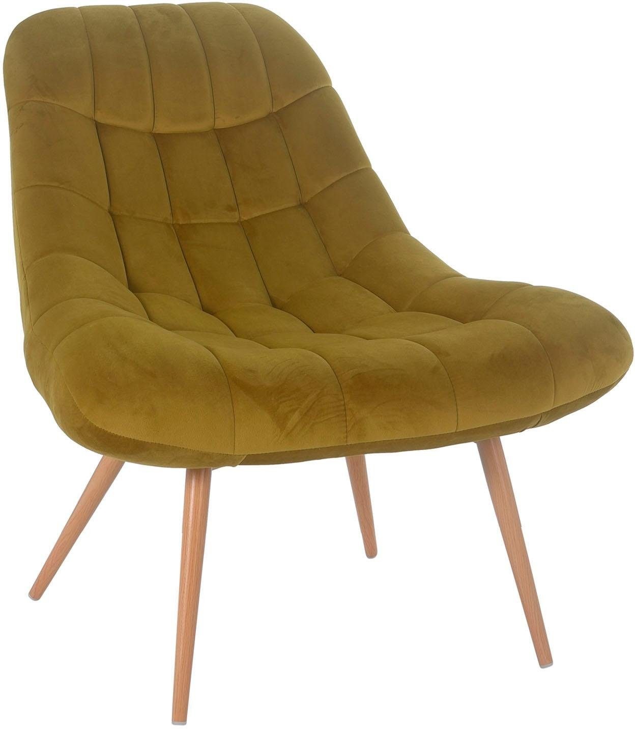 SalesFever Relaxsessel "Toulon - Komfortabler Loungesessel", mit XXL-Steppu günstig online kaufen