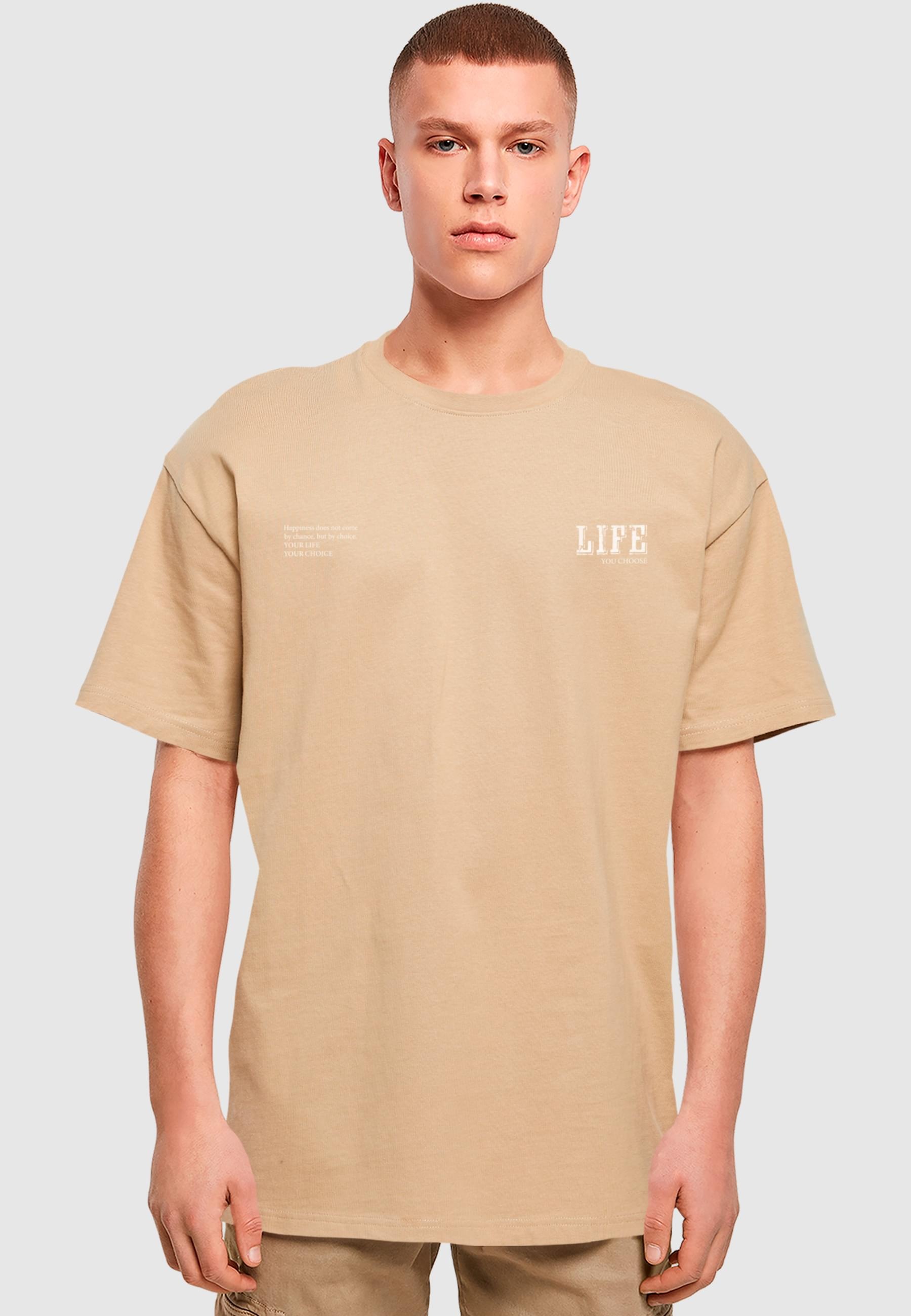 Merchcode T-Shirt »Merchcode Herren Life Heavy Oversized Tee«, (1 tlg.)