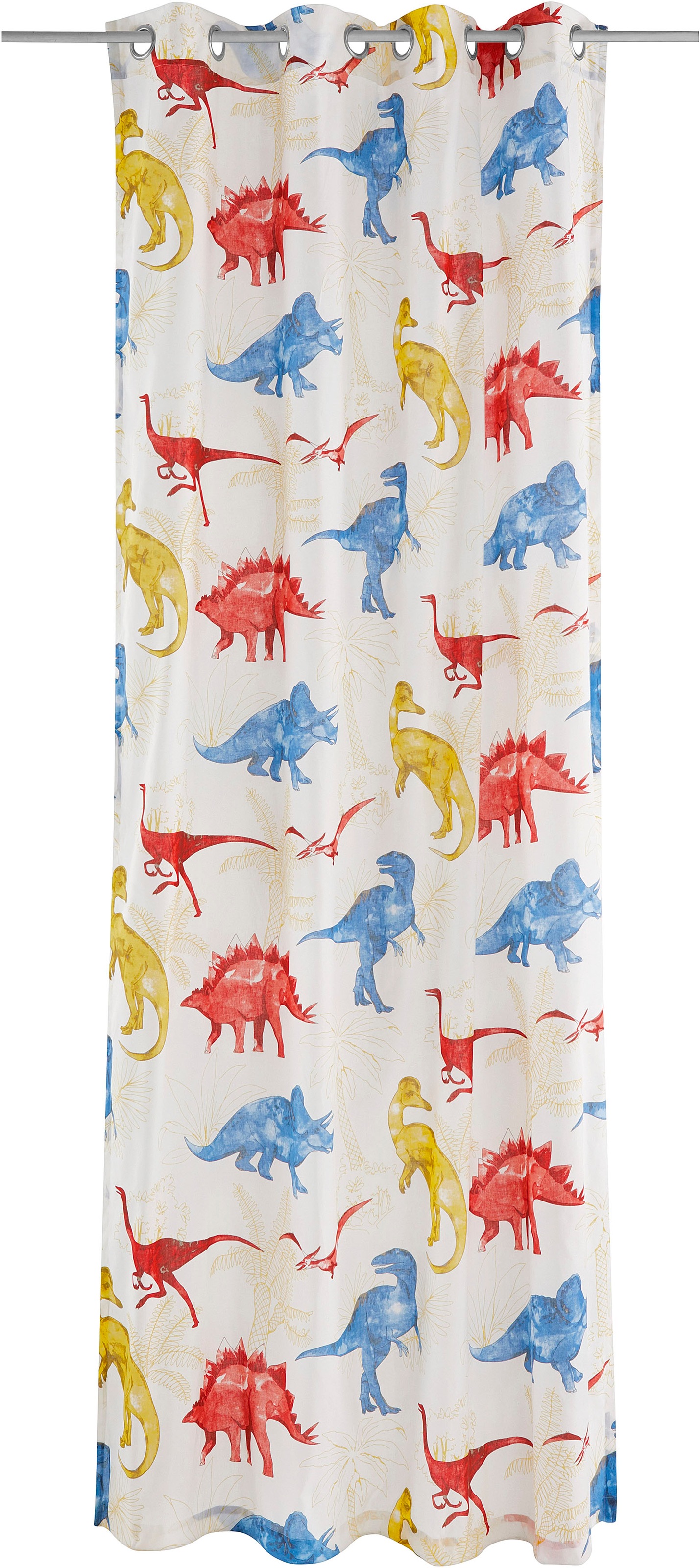 OTTO home Gardine "DINO" Ösen 1 Stk. tlg. Kindergardine, einseitig mit Dino günstig online kaufen