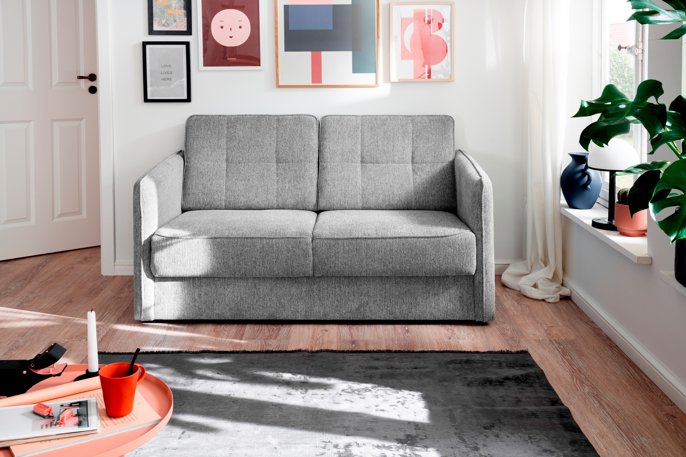 INOSIGN Schlafsofa »Milano«, zwei einzeln ausziehbare Liegefunktionen
