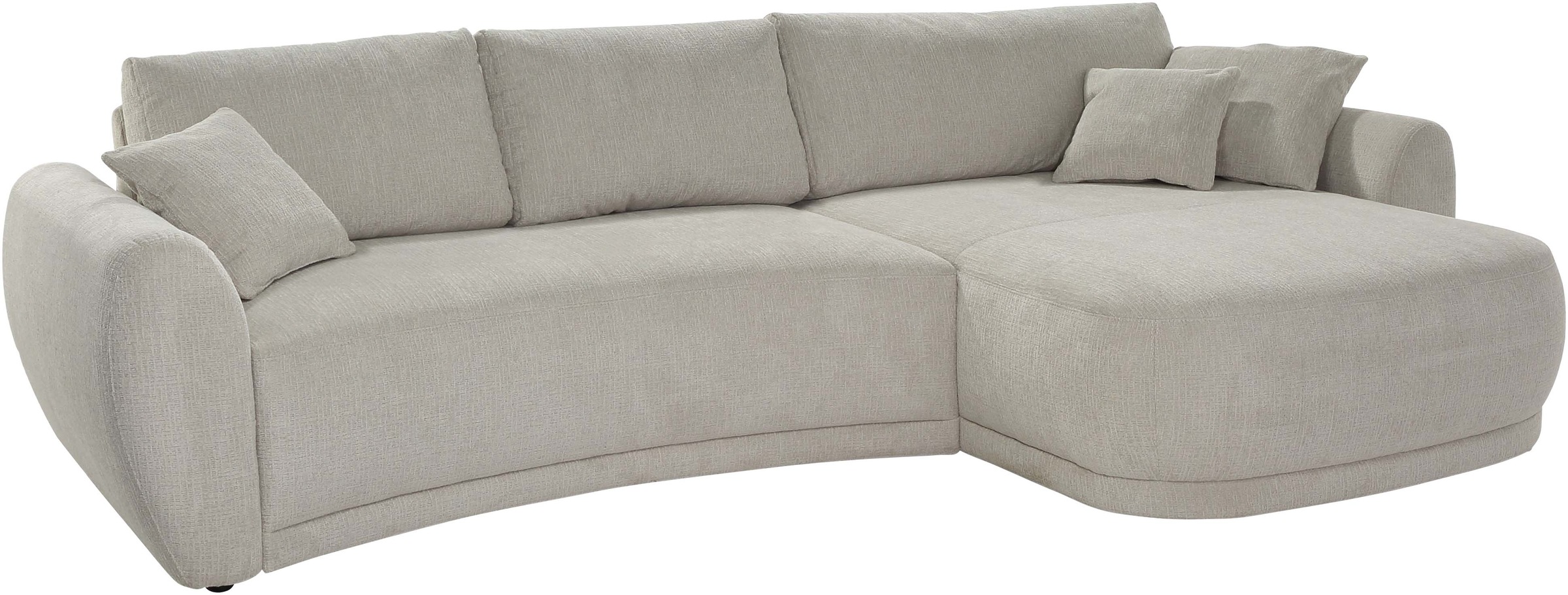 Jockenhöfer Gruppe Ecksofa »Laguna L-Form mit Federkernpolsterung«, in einer soften, ansprechenden Optik, links/rechts montierbar